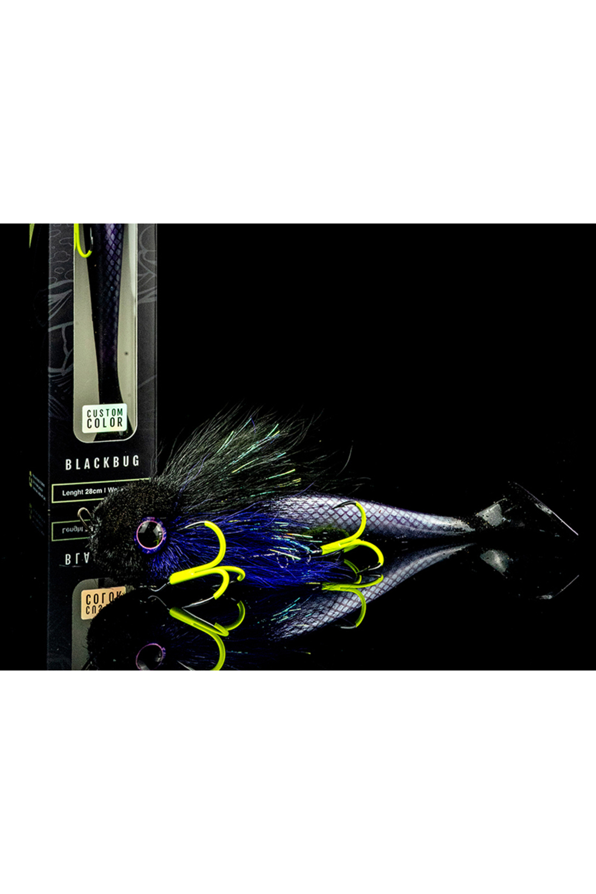 Blackbay BlackBug Custom Color 25cm 105g Galaxy Roach 25cm 105g Galaxy Roach [1]