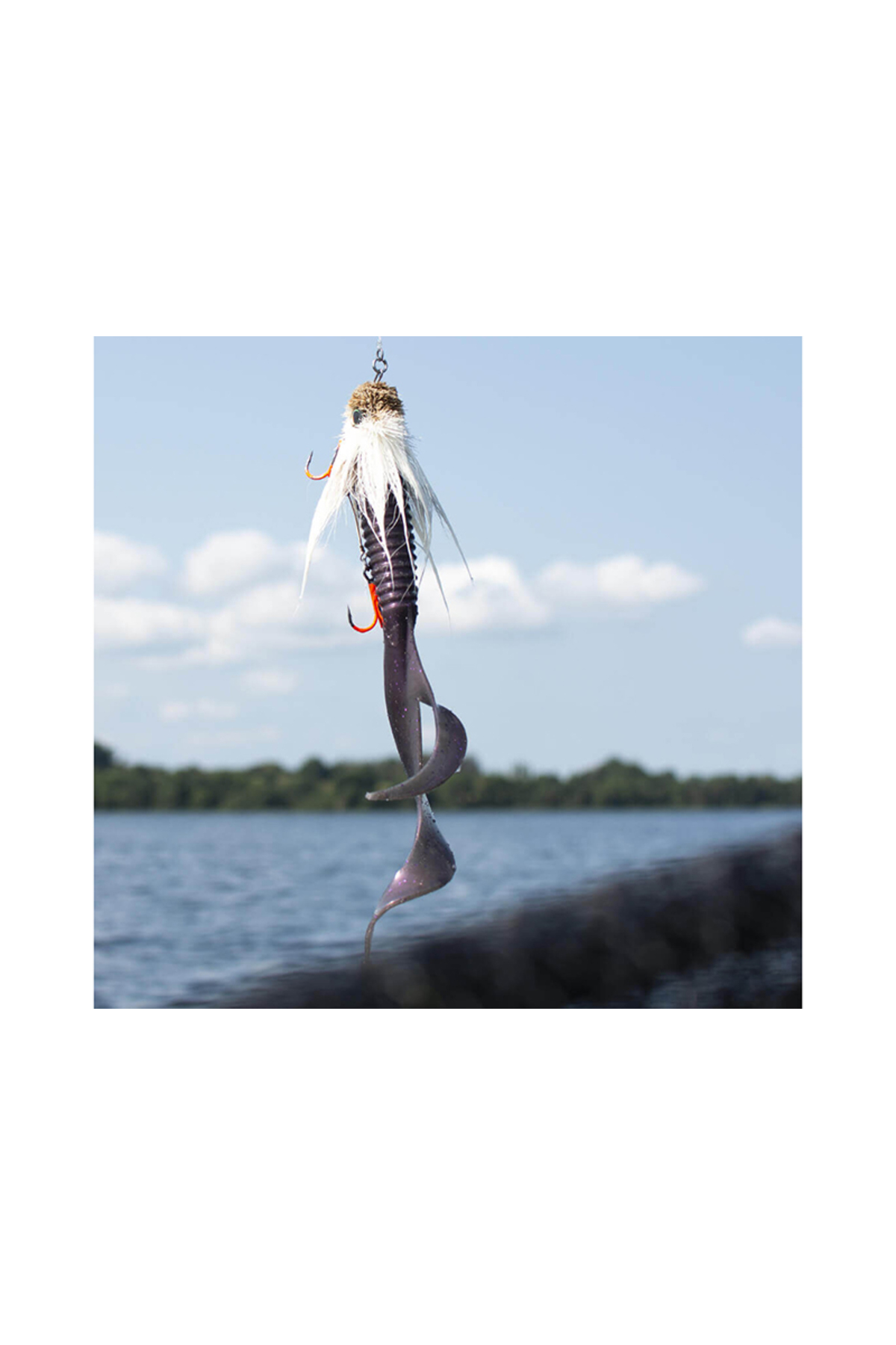 Coada de rezerva Blackbay Blacktail Rooster 22cm 70g Acid Green 22cm 70g Acid Green [2]