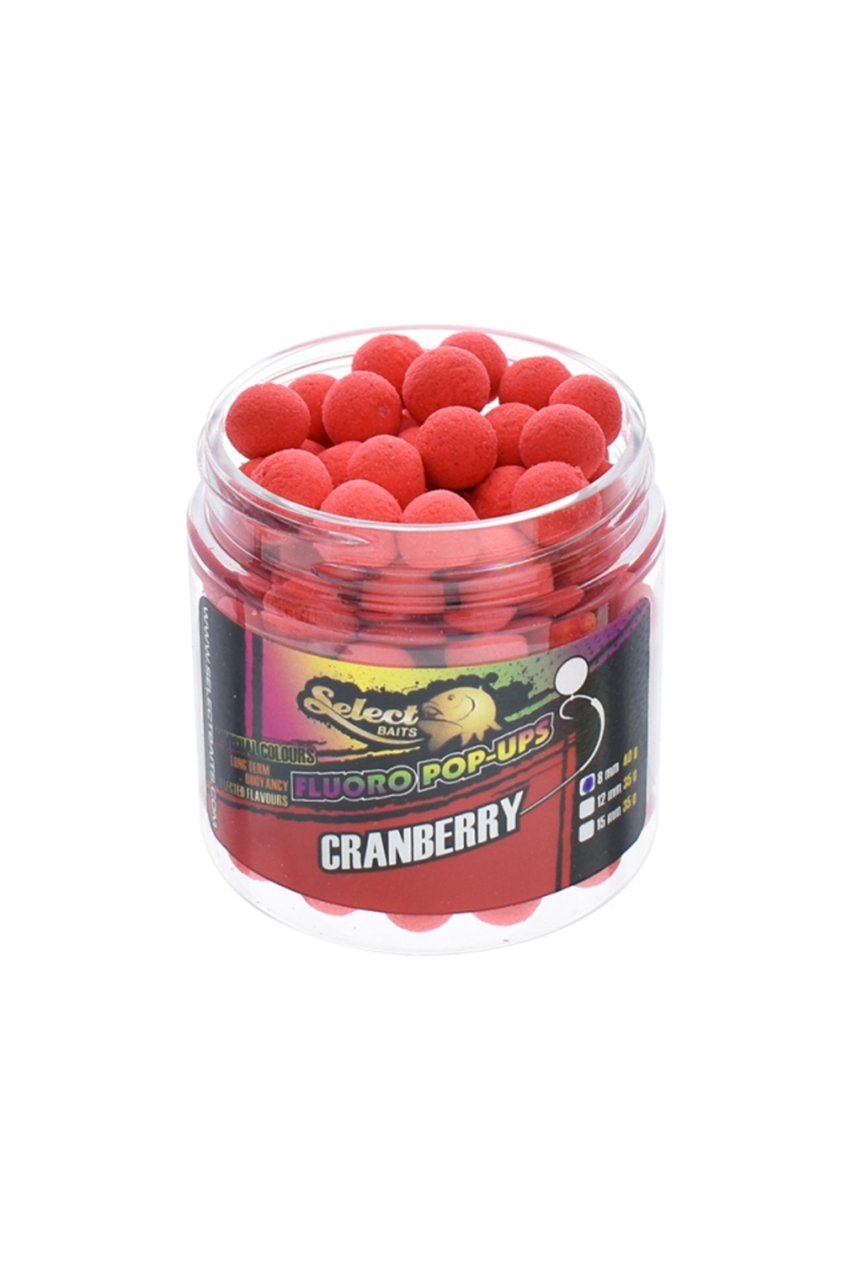 Select Baits pop-up micro Cranberry 8mm Cranberry 8mm [0]