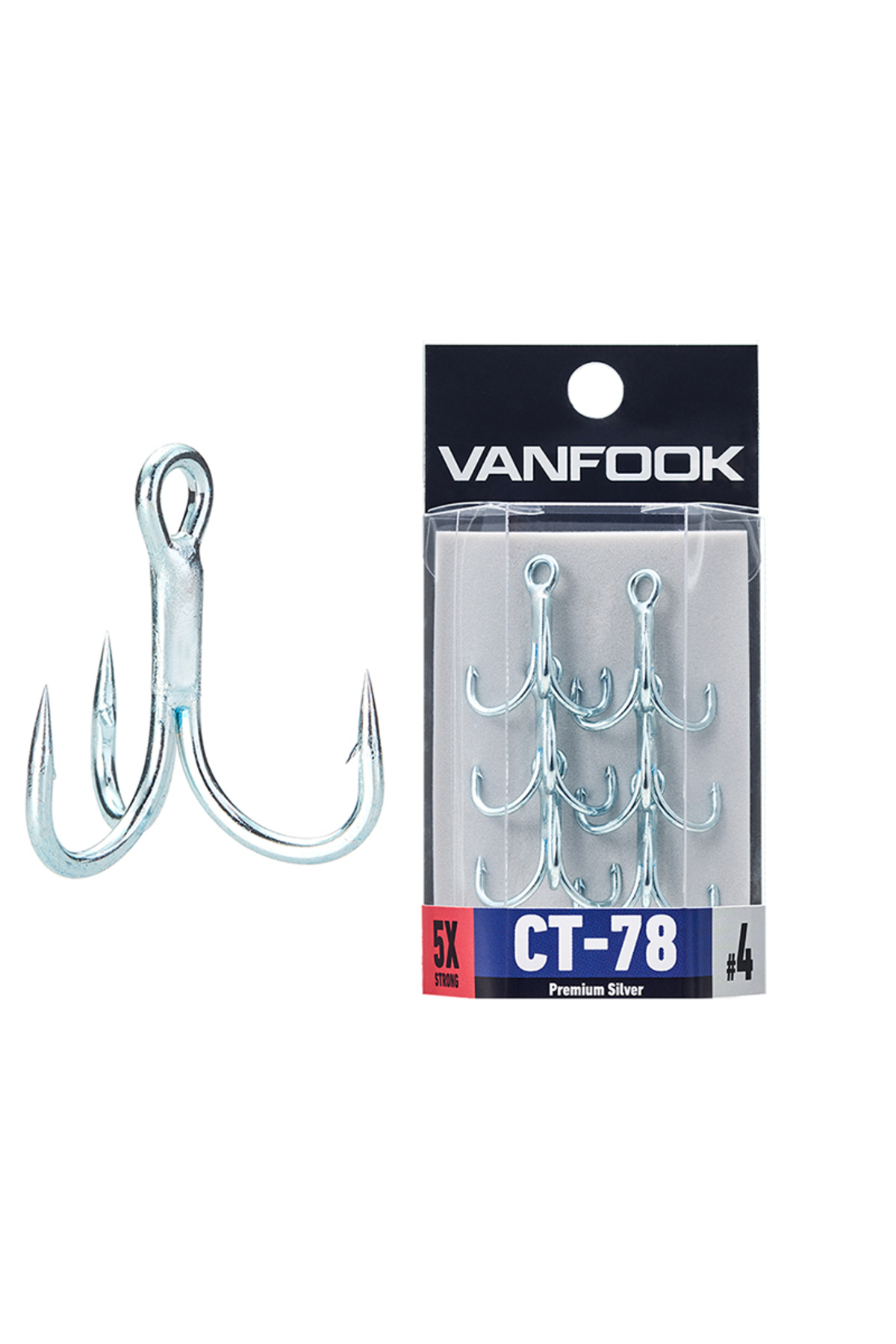 Pescuit si vanatoare - Ancore Vanfook CT-78 Super Heavy Treble Hooks #2