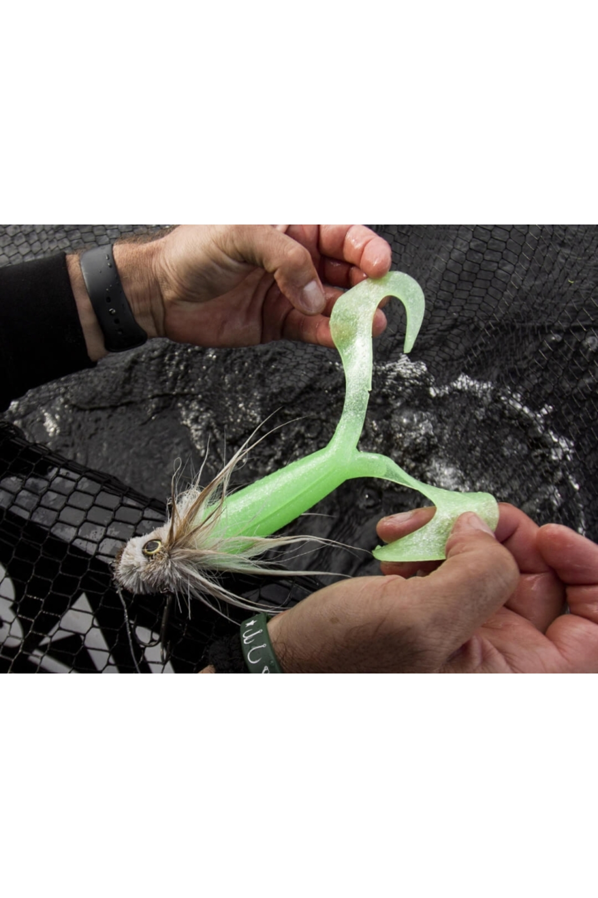 Coada de rezerva Blackbay Blacktail Double S 15cm 40g Blue Ghost 15cm 40g Blue Ghost [2]