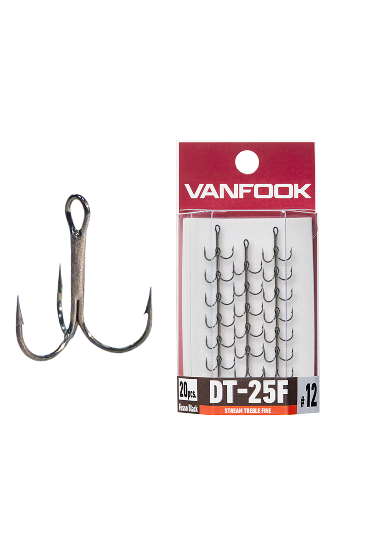 Pescuit si vanatoare - Ancore Vanfook DT-25F Stream Treble Fine Hooks #14