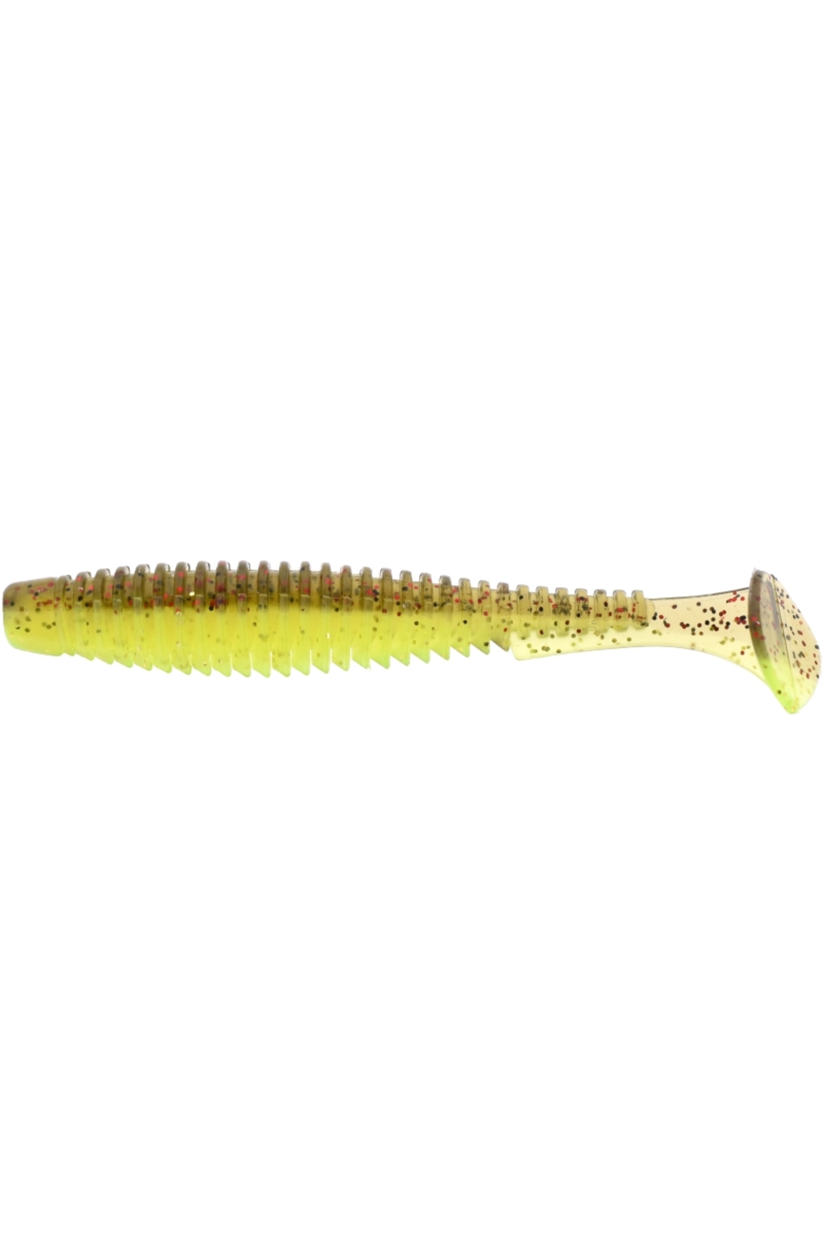 Pescuit si vanatoare - FishUp U-Shad 7cm #203 Green Pumpkin Flo Chart 7cm Green Pumpkin Flo Chart