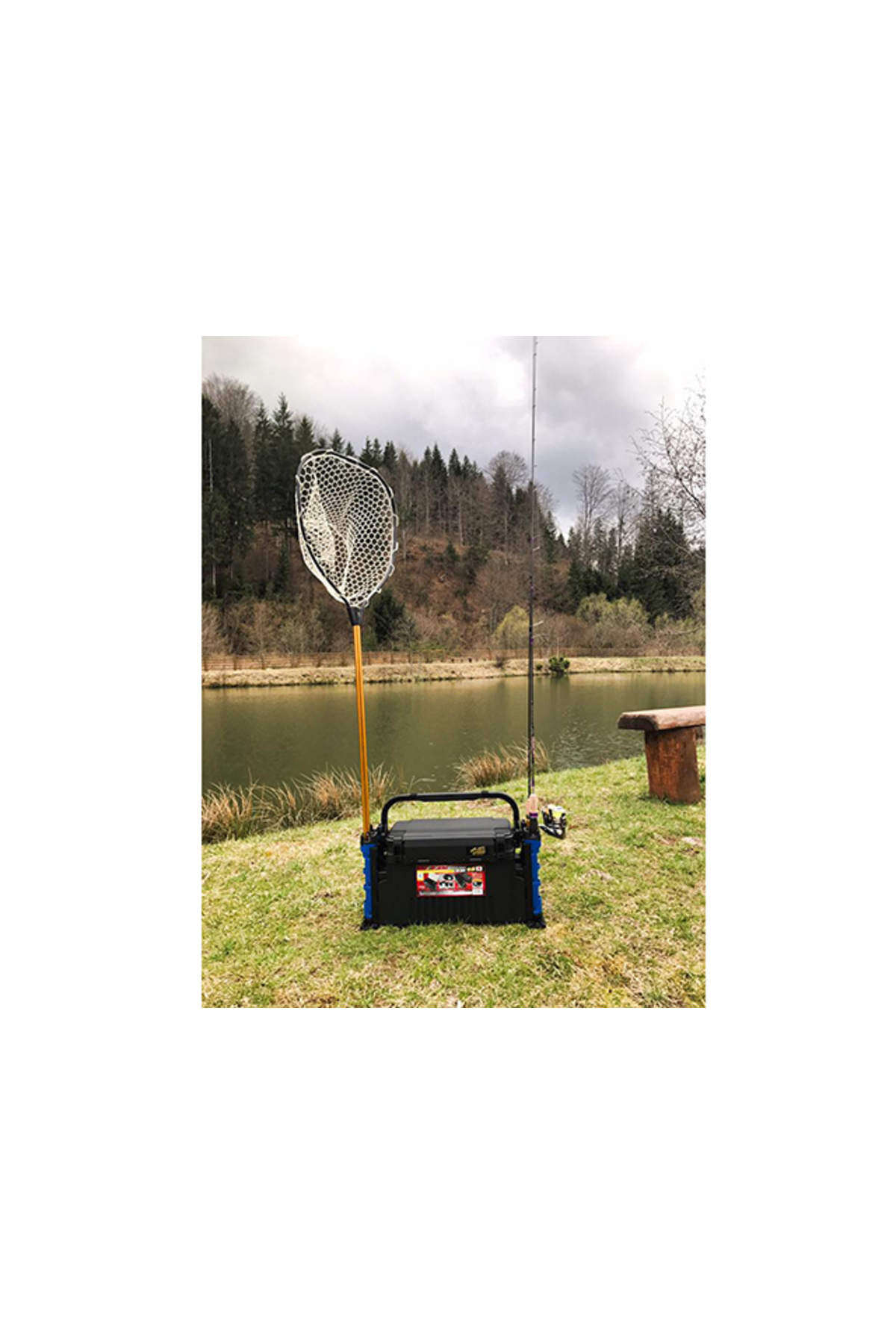 Suport Meiho Rod Stand BM-230 Black / Red Black / Red [3]