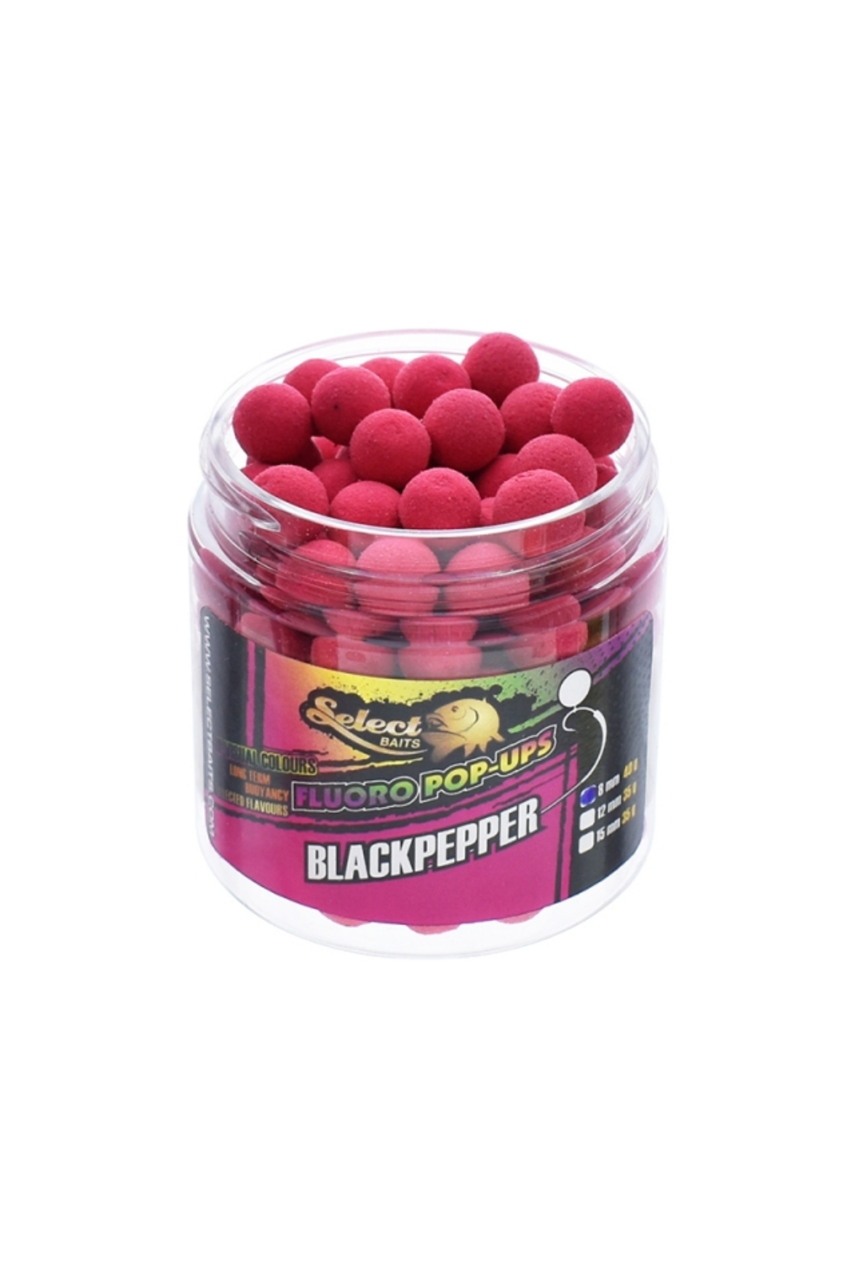 Select Baits pop-up micro Black Pepper 8mm 8mm [0]