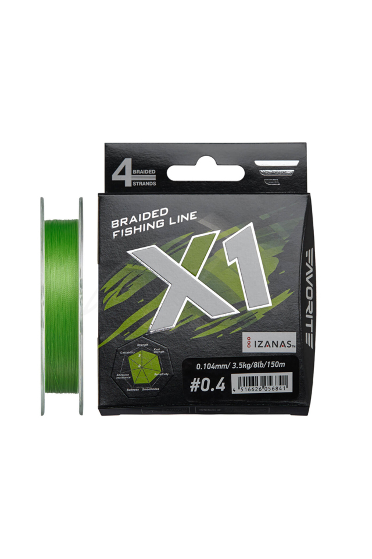 Fir textil Favorite X1 4X 150m Green #1.5 / 0.205mm / 11.4kg [1]