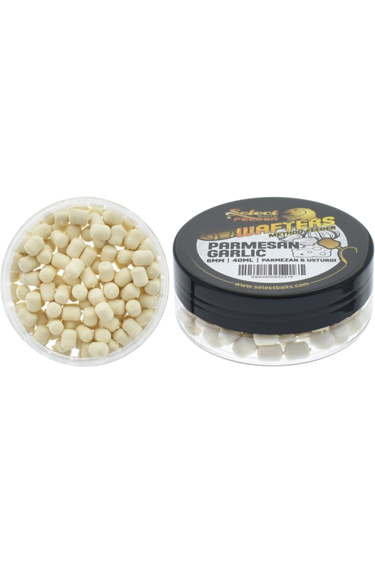 Nălucă - Momeli critic echilibrate Select Baits Method Feeder Wafters Garlic Cheese 4mm