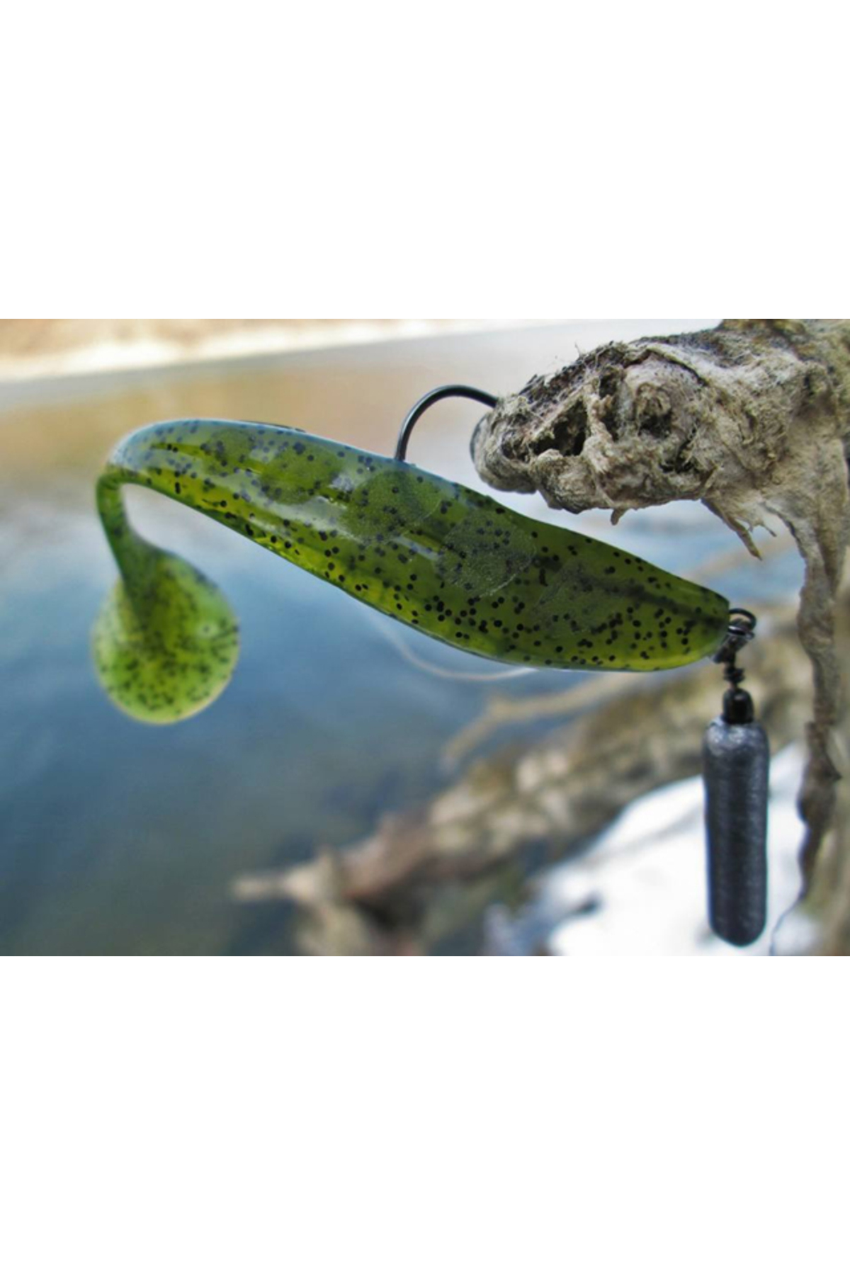 FishUp Wizzle Shad 8cm #026 Flo Chartreuse Green 8cm #026 Flo Chartreuse Green [1]