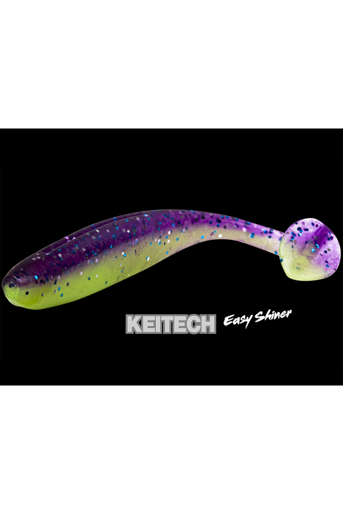 Shad Keitech Easy Shiner Midnight Chart Back EA#17T 8.9cm [2]