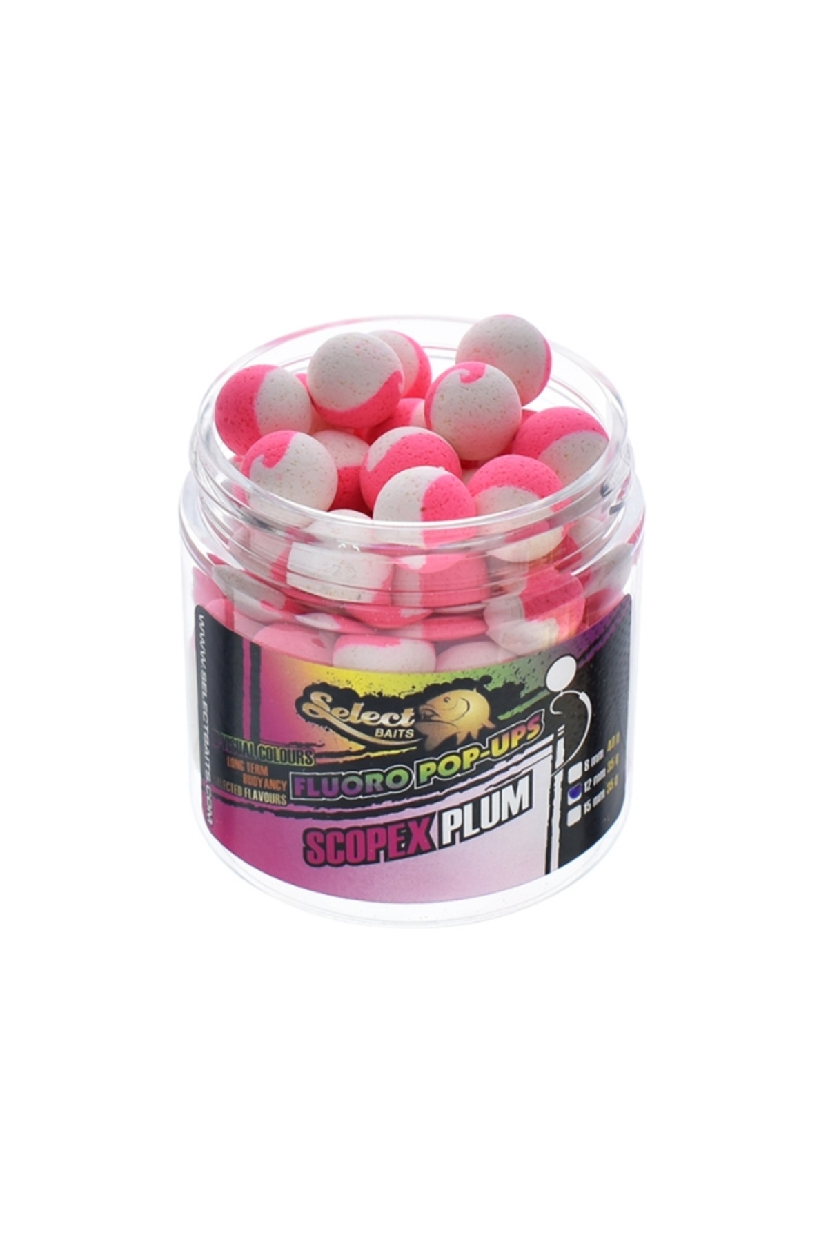 Nălucă - Select Baits pop-up Two-Tone Scopex-Plum 12mm