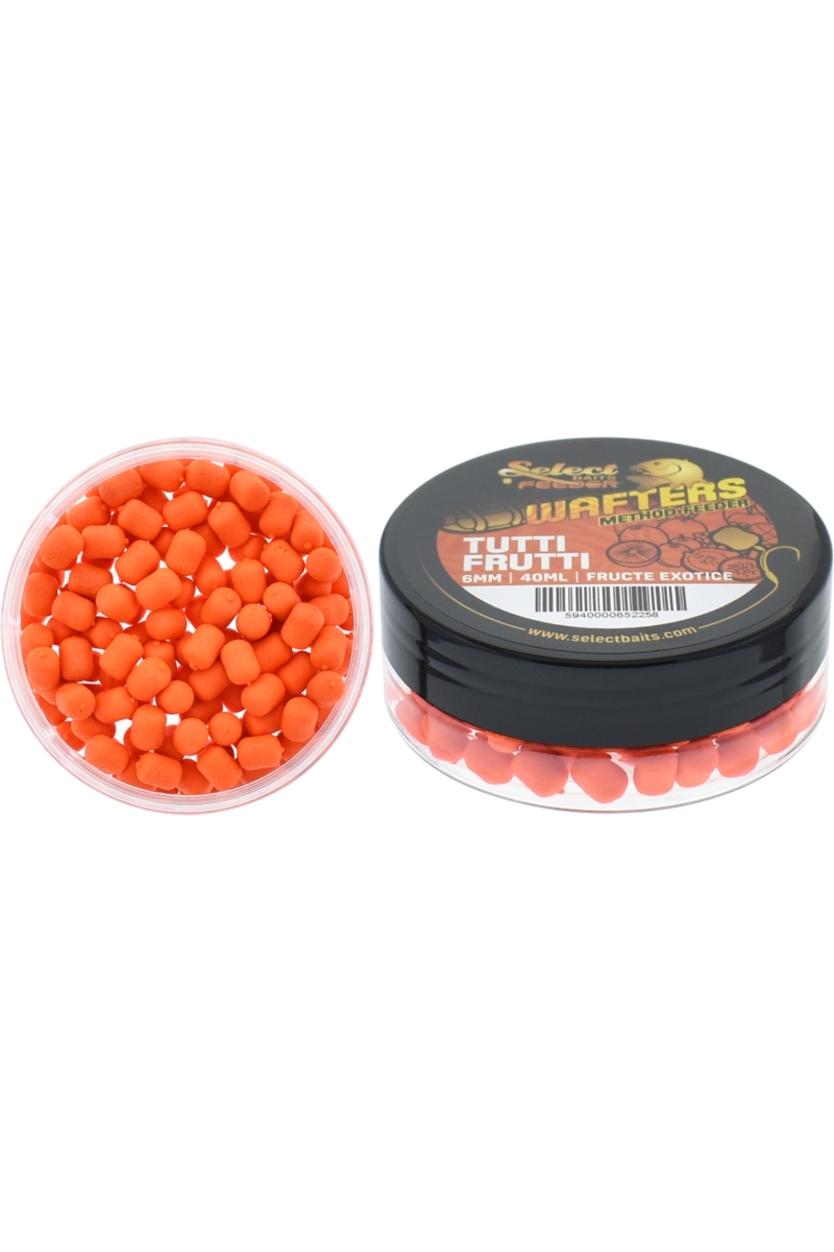 Momeli critic echilibrate Select Baits Method Feeder Wafters Tutti Frutti 6mm [0]