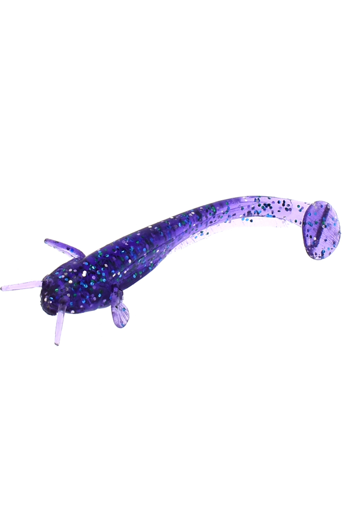 Shad FishUp Catfish 5cm #060 Dark Violet Peacock and Silver 5cm Dark Violet Peacock and Silver [0]