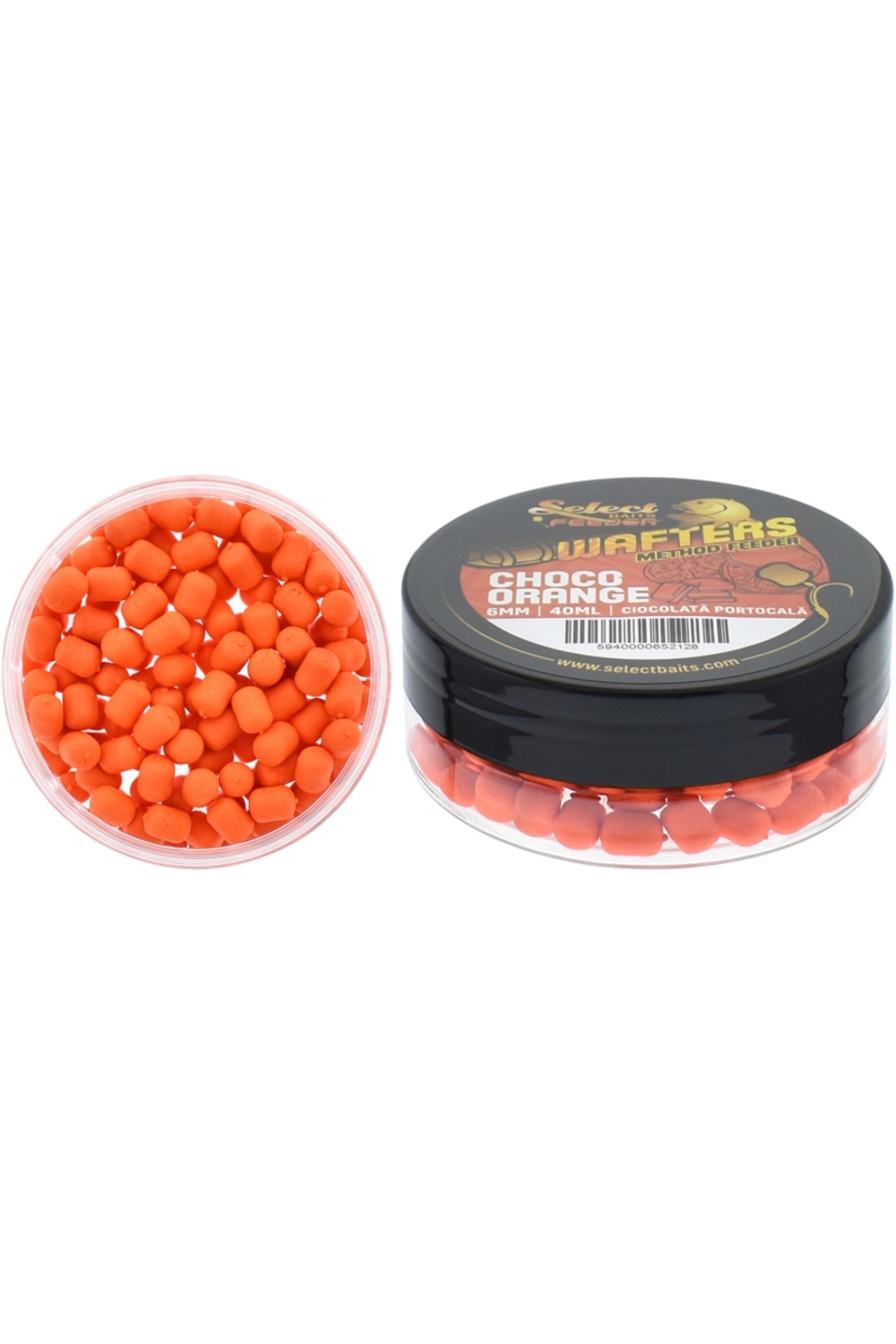 Momeli critic echilibrate Select Baits Method Feeder Wafters Choco Orange 6mm [0]