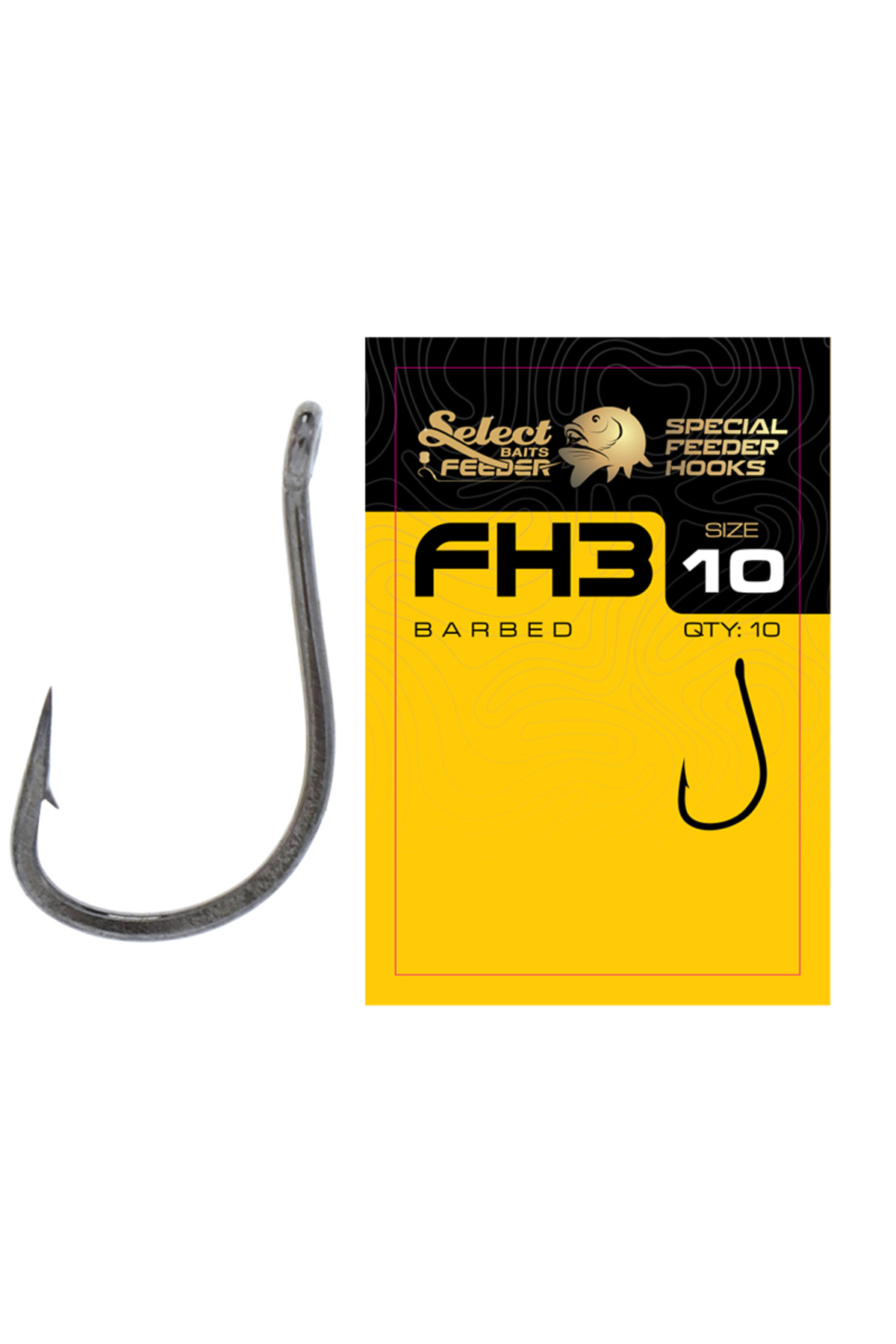 Carlige Select Baits FH3 Feeder Series Hooks #12 [1]