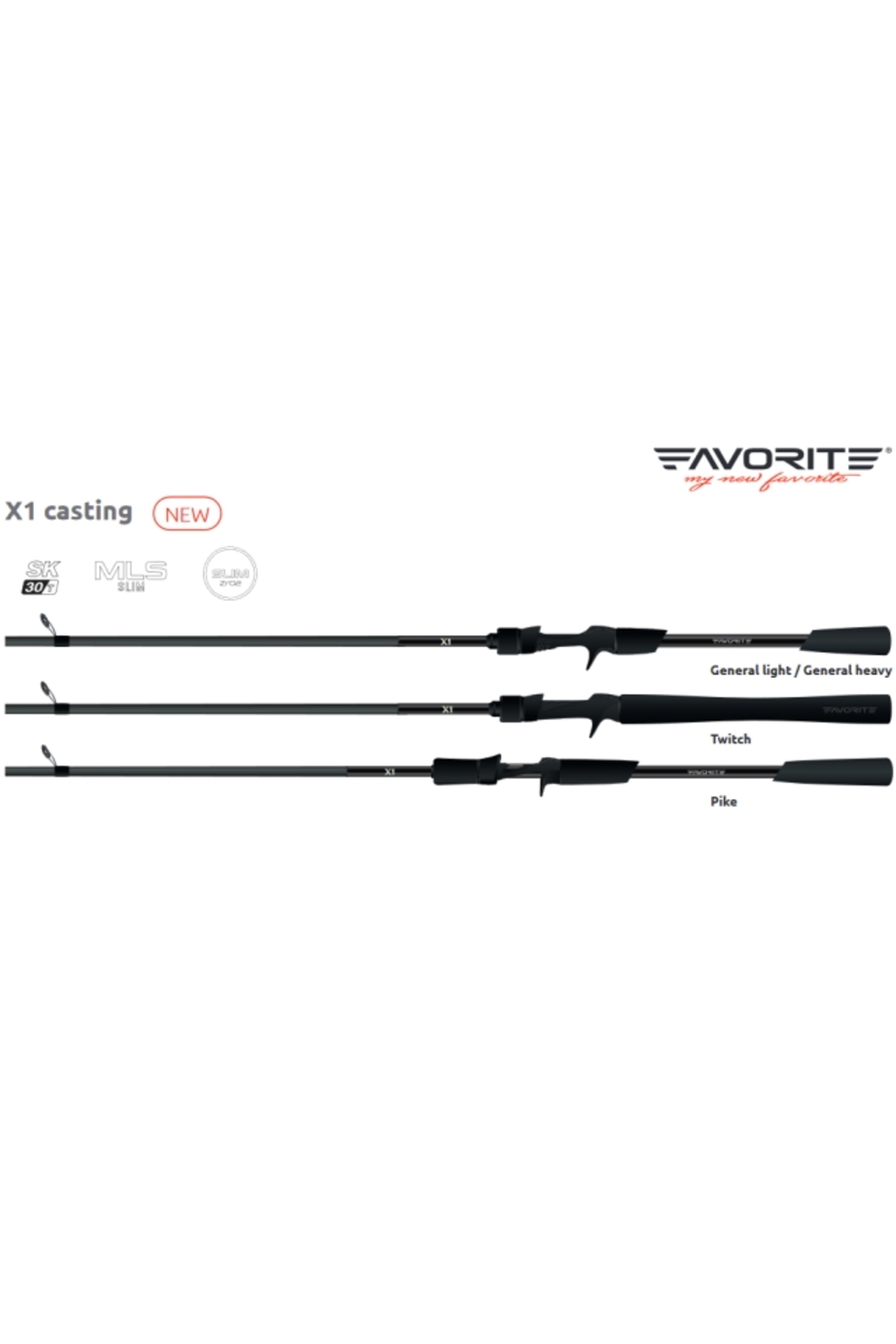Lanseta Favorite X1C Light X1.1C-762M 2.29m 7-21g Fast X1C Light 2.29m 7-21g [1]