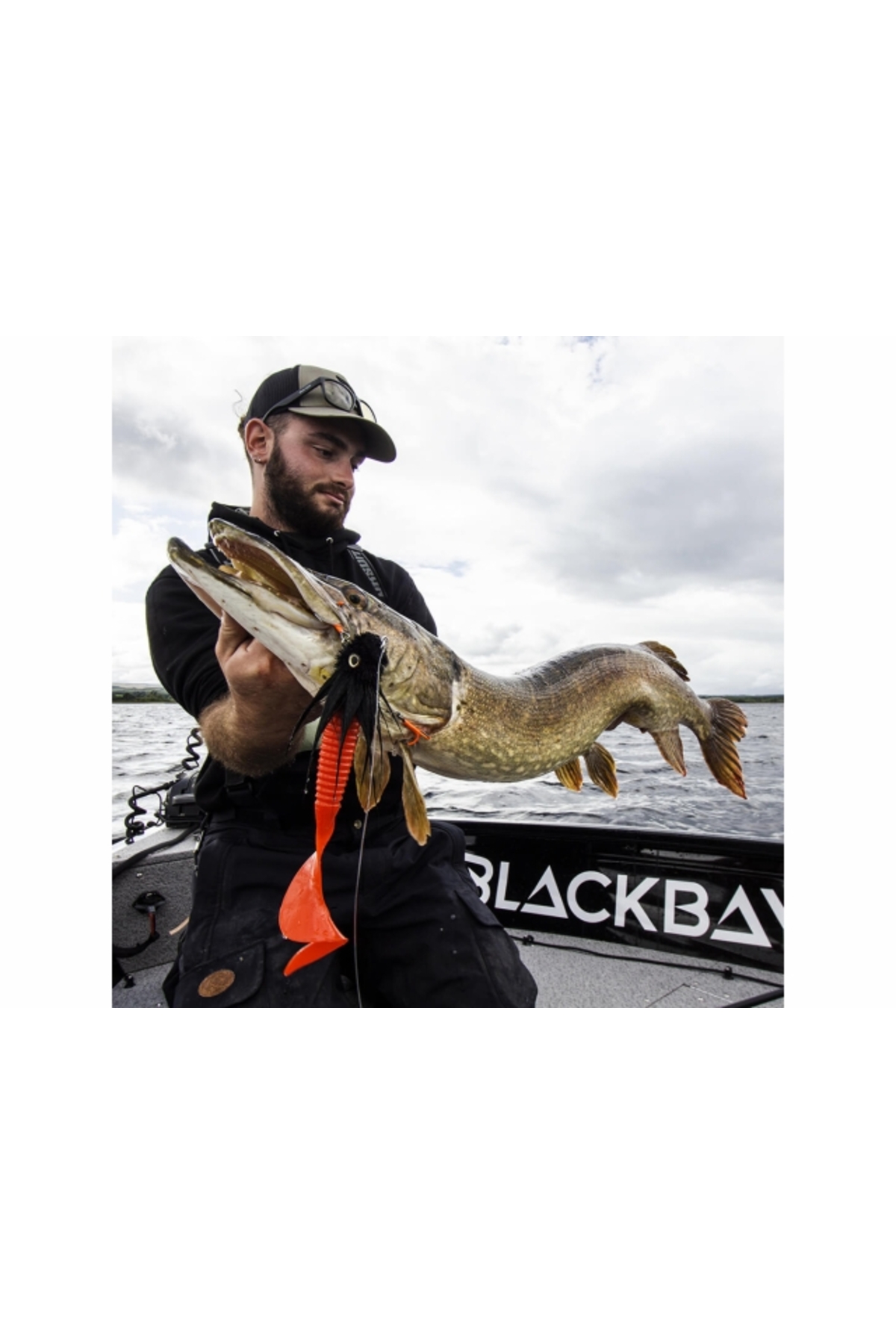 Coada de rezerva Blackbay Blacktail Curly L 19cm 55g Bloody Red 19cm 55g Bloody Red [3]