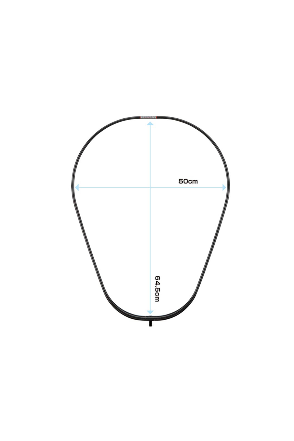 Pescuit si vanatoare - Cadru cap minciog PROX PX897L Carbon Oval Net Frame One-Piece 50 x 64.5cm
