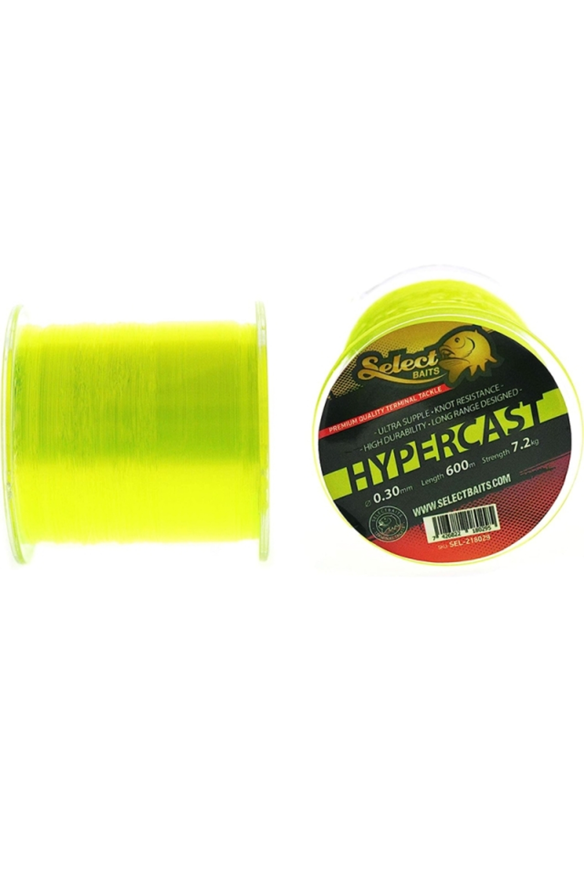 Fir Select Baits HyperCast Neon Yellow 0.28mm / 6.8kg [0]