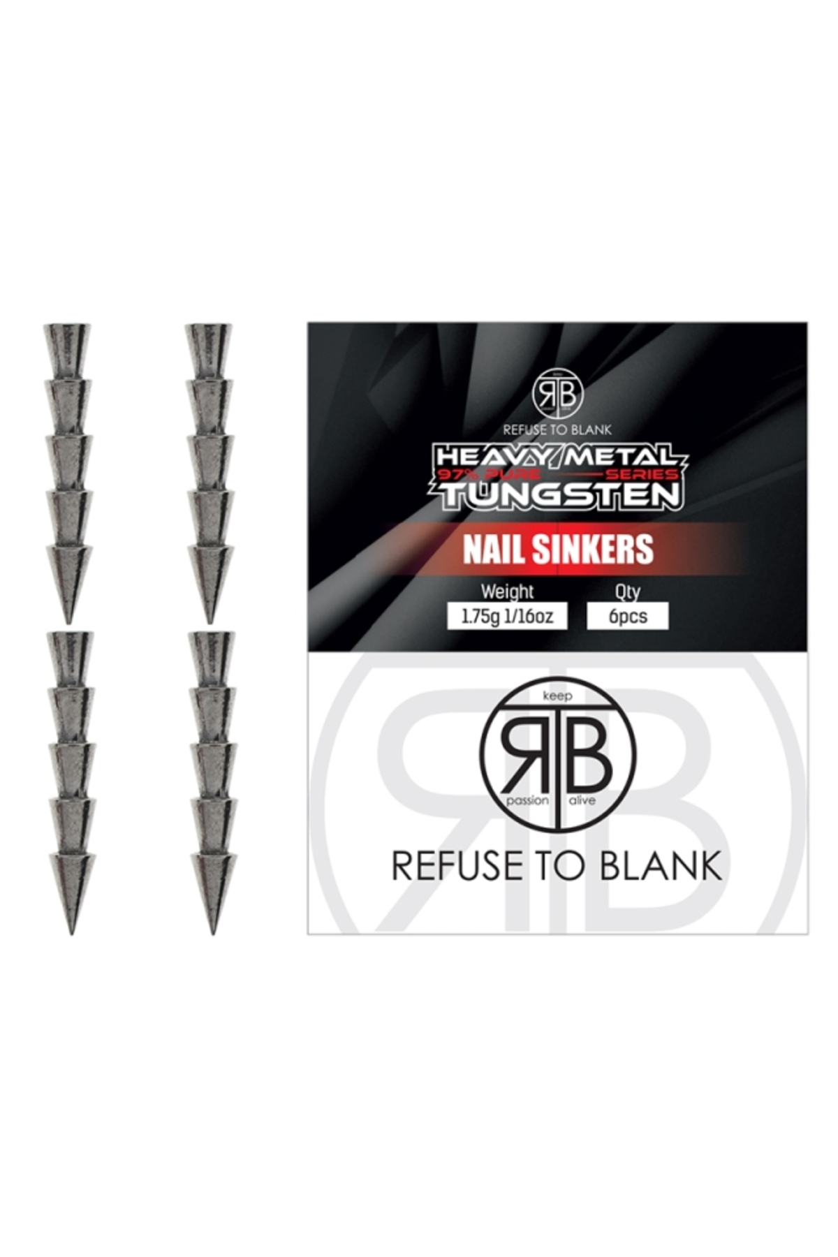 RTB Tungsten Nail Sinkers 0.90g - 10pcs [0]