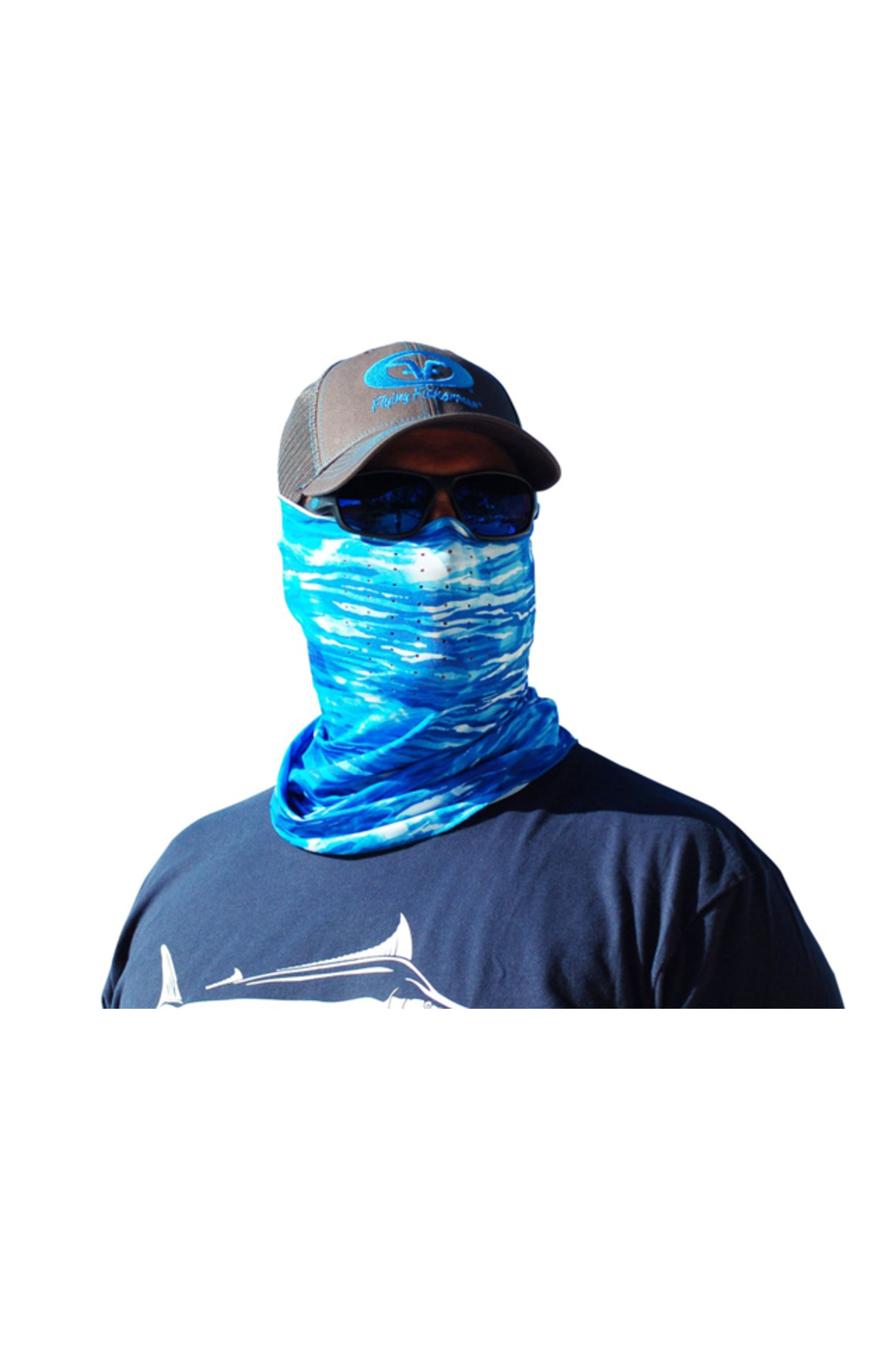 Bandana Flying Fisherman Sunbandit Pro Series Facemask BlueWater Camo BlueWater Camo [1]