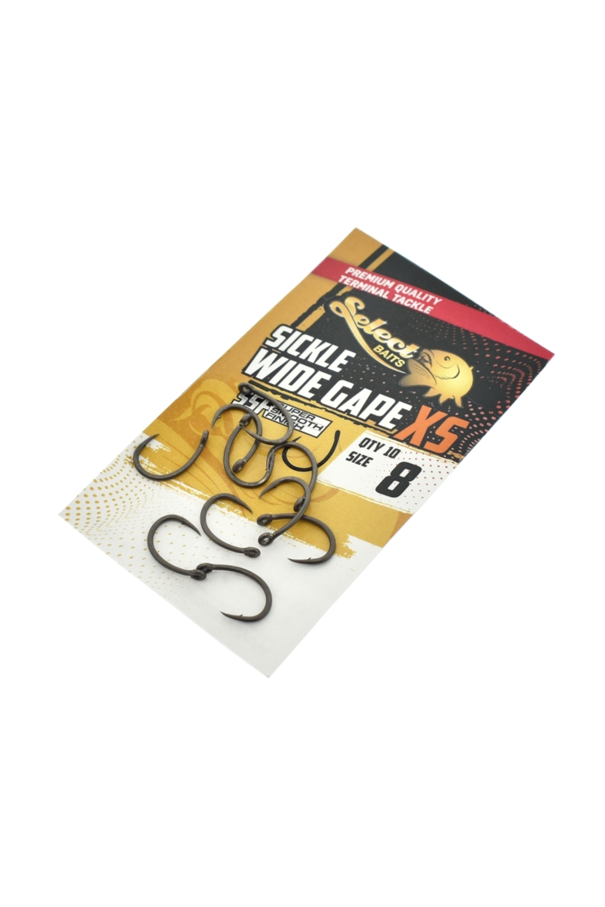 Carlige Select Baits Sickle Wide Gape XS SSF Hooks #8 [1]