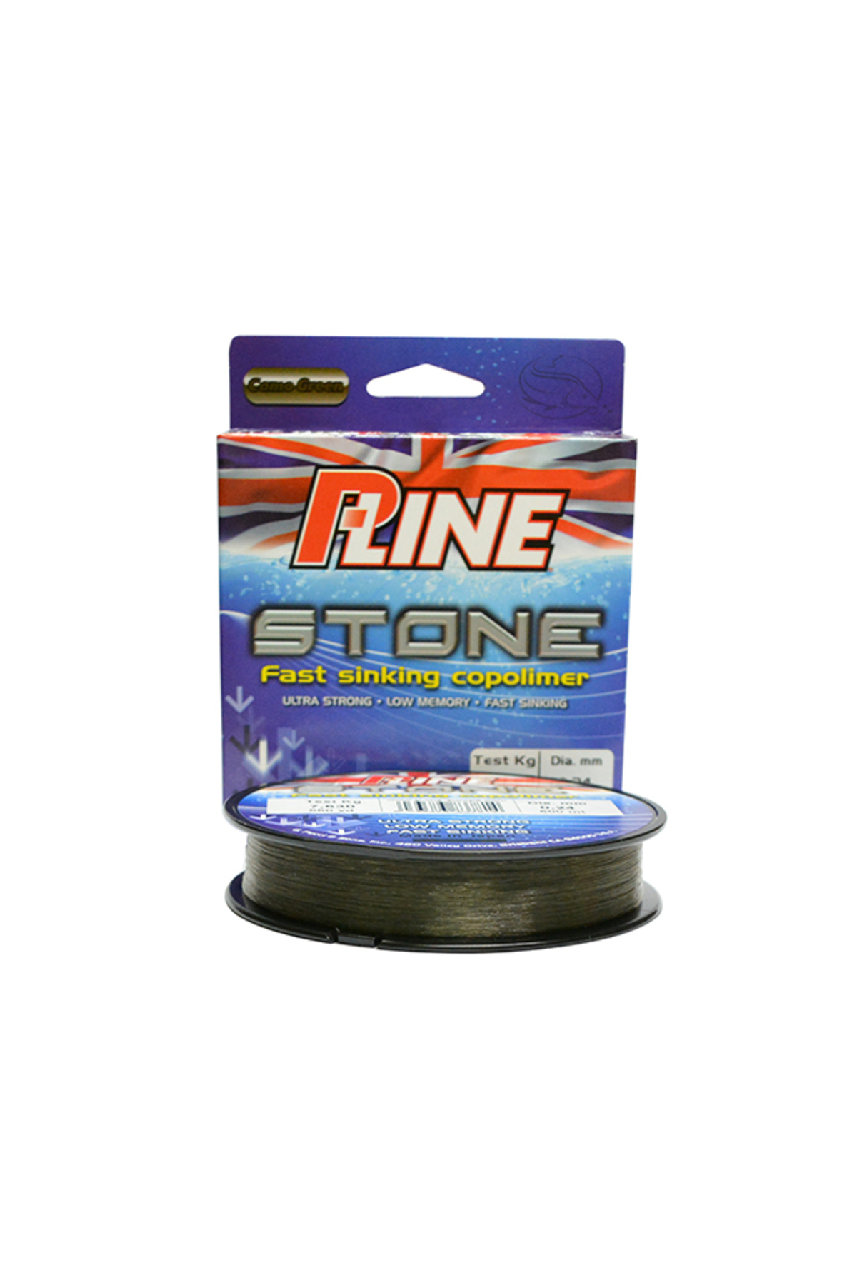 Pescuit si vanatoare - Fir monofilament P-Line Stone 600m 0.24mm - Camo Green