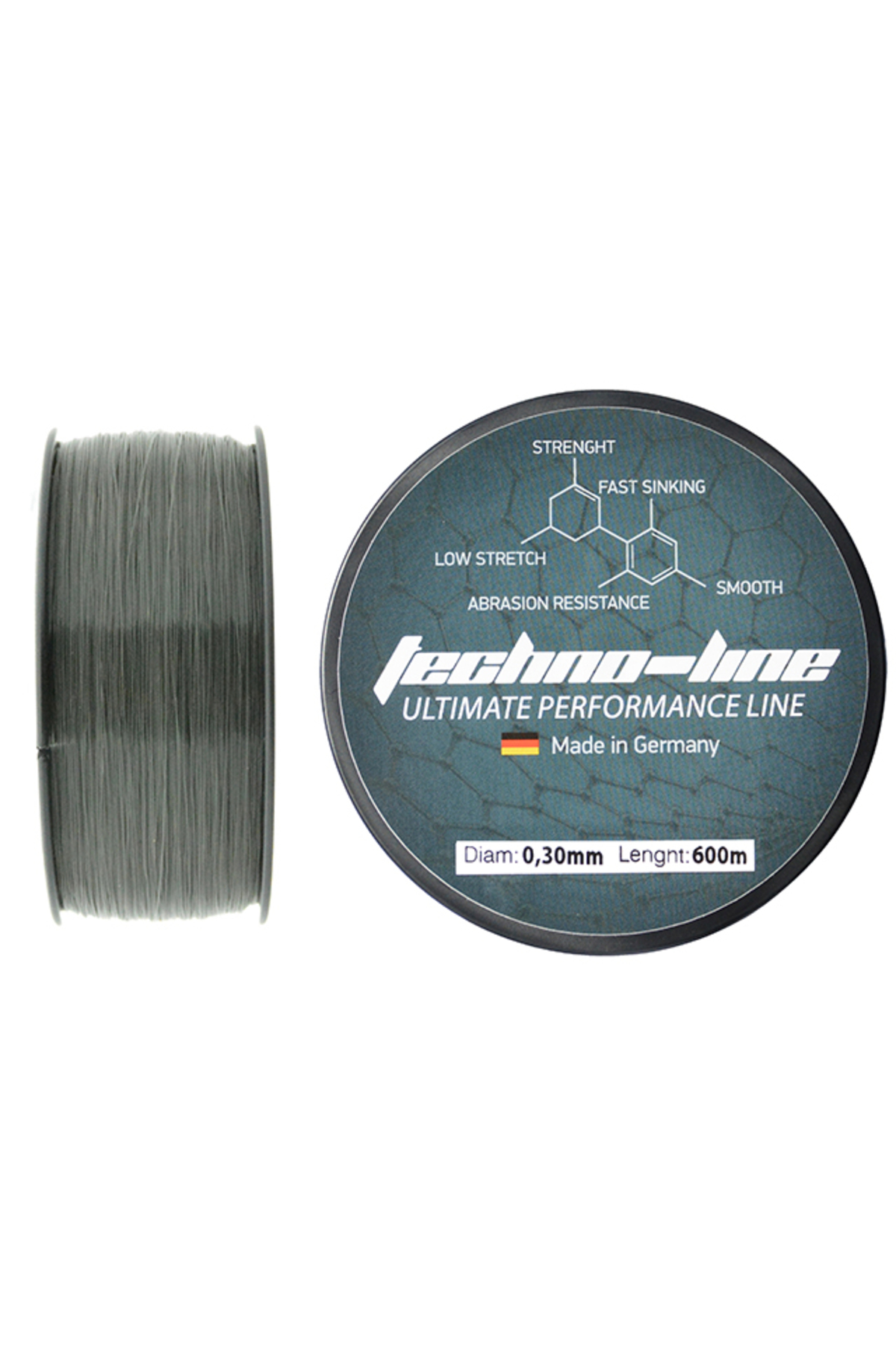 Fir - Fir Select Baits Techno-Line 600m Titan Grey 0.25mm / 5.6kg