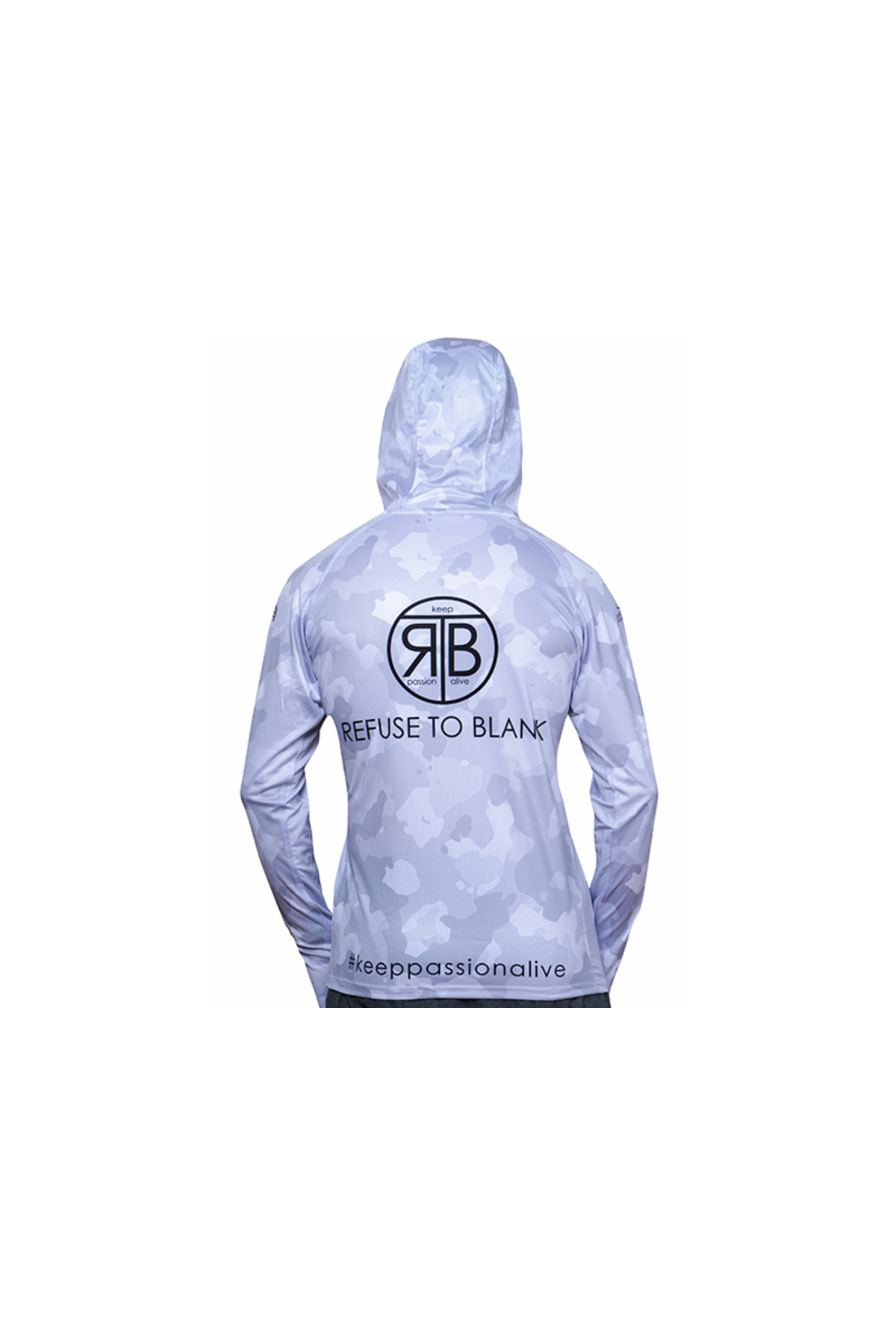 Accesorii pescuit - RTB UV Long Sleeve Hoodie UPF 50+ Light Camo Grey S