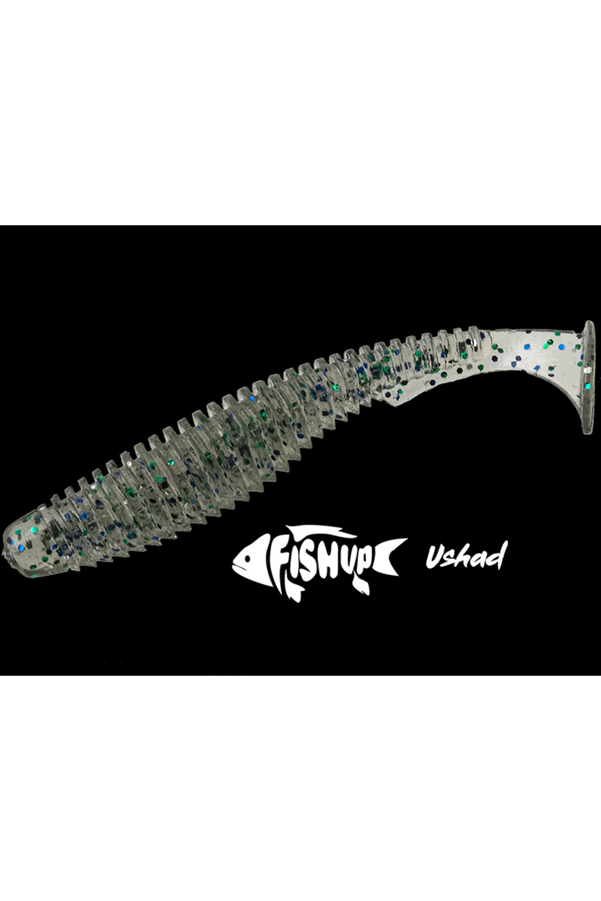 FishUp U-Shad 5cm #019 Motor Oil Red 5cm #019 Motor Oil Red [2]