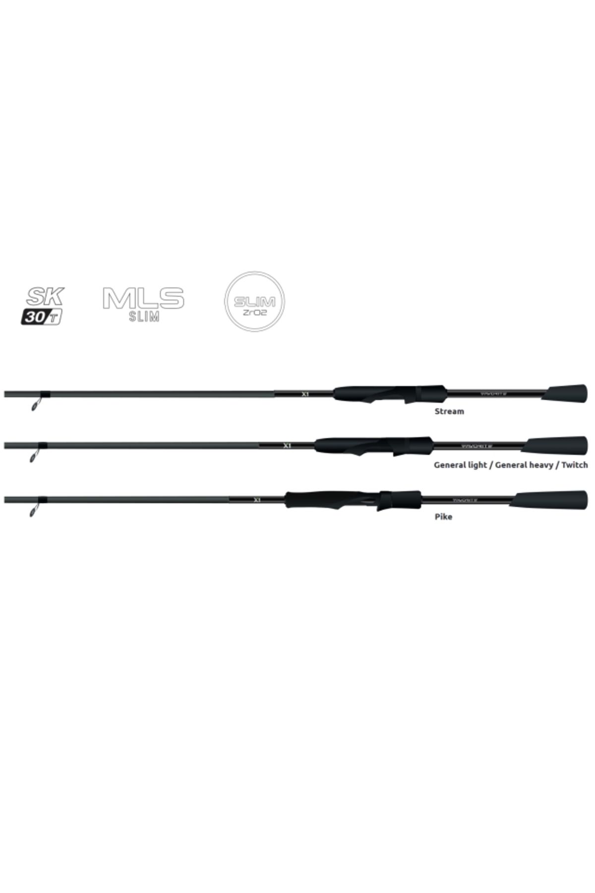 Lanseta Favorite X1 Stream X1.1-632UL 1.90m 0.5-5g M-Fast X1 Stream 1.90m 0.5-5g [1]