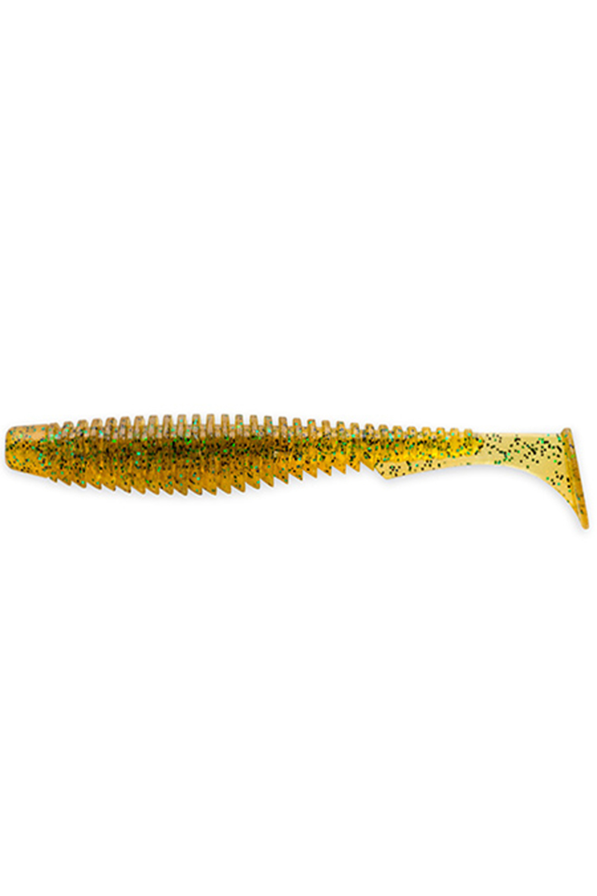Nălucă - FishUp U-Shad 9cm #036 Caramel Green & Black 9cm Caramel Green & Black