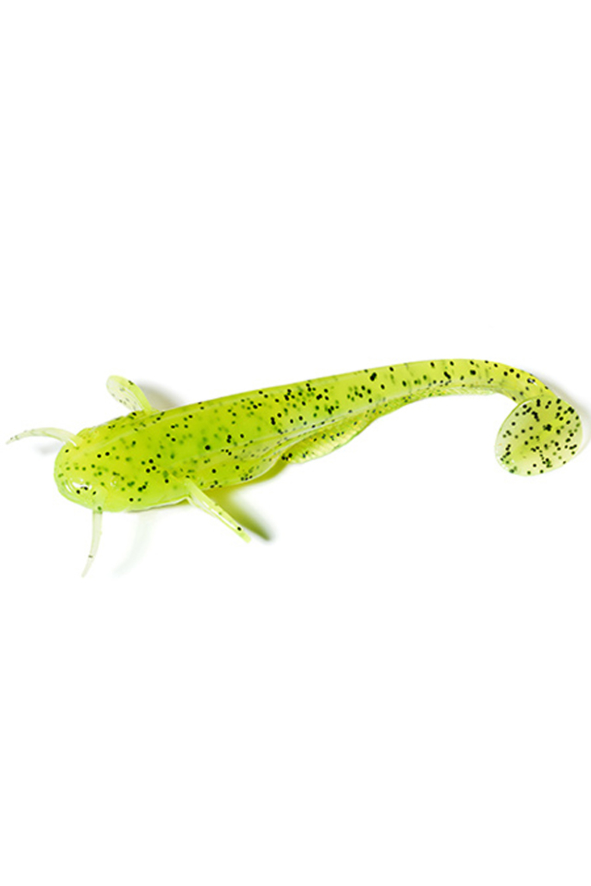Nălucă - Shad FishUp Catfish 7.5cm #055 Chartreuse Black 7.5cm Chartreuse Black