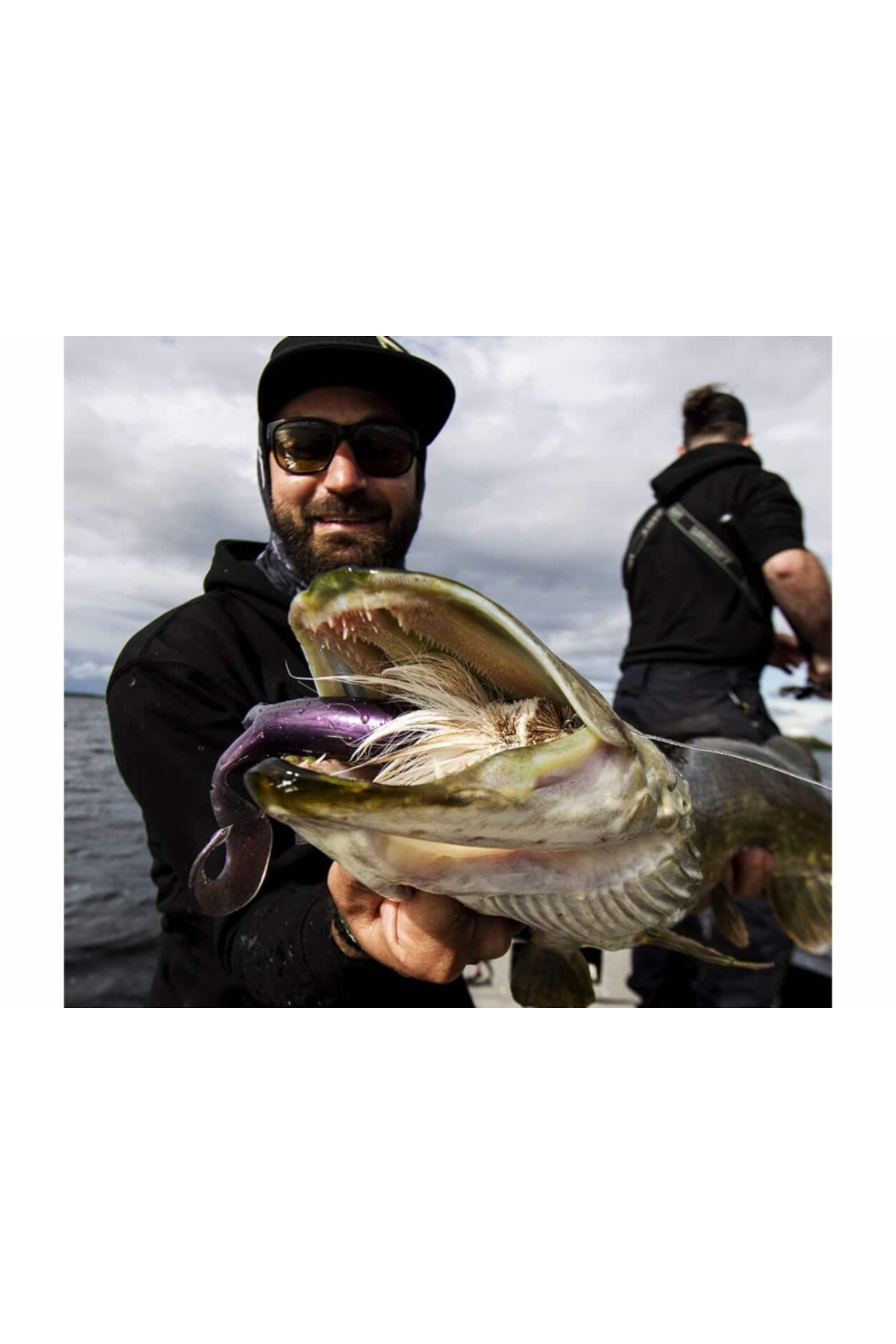 Coada de rezerva Blackbay Blacktail Double S 15cm 40g Nuclear Yellow 15cm 40g Nuclear Yellow [3]