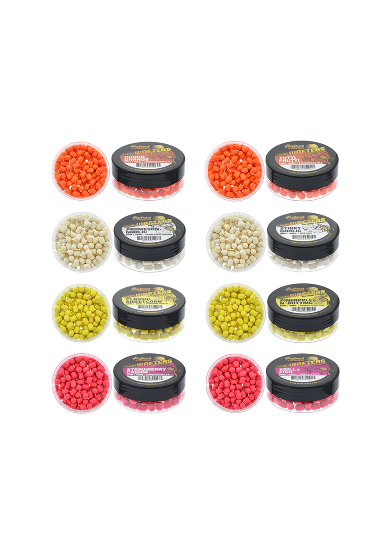 Momeli critic echilibrate Select Baits Method Feeder Wafters Stinky Garlic 6mm [3]