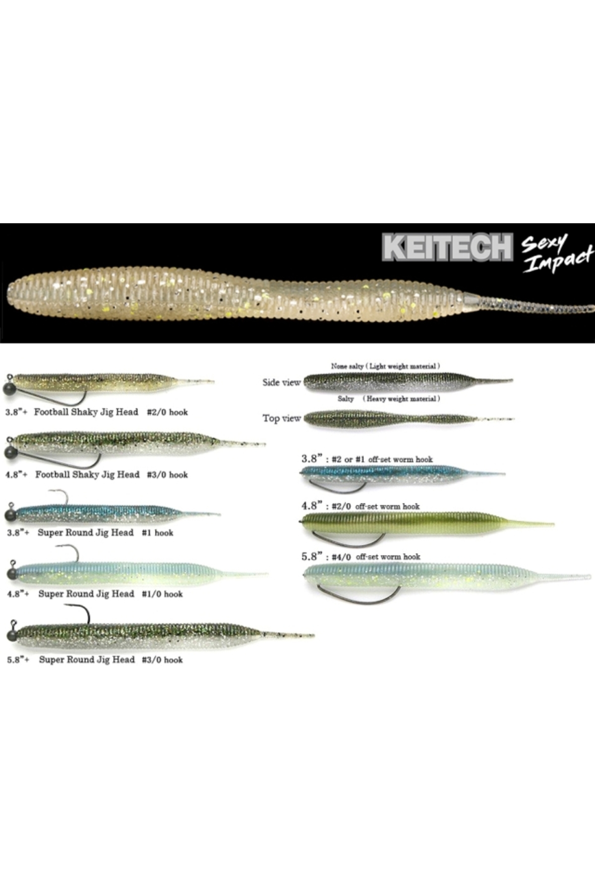 Shad Keitech Sexy Impact Bluegill Flash 418 7.1cm [3]