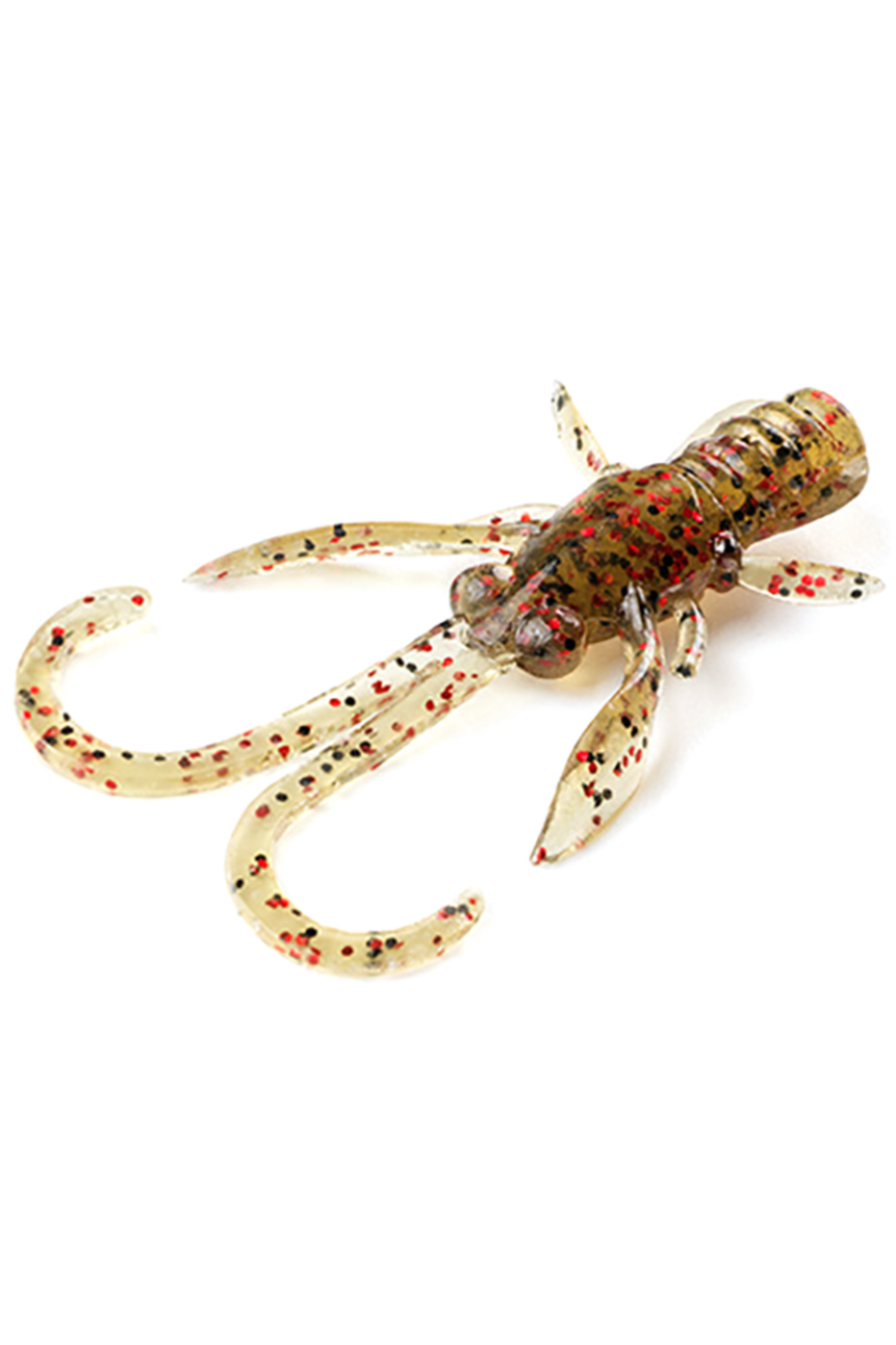 Pescuit si vanatoare - FishUp Baffi Fly 3.8cm #045 Green Pumpkin Red and Black 3.8cm #045 Green Pumpkin Red and Black