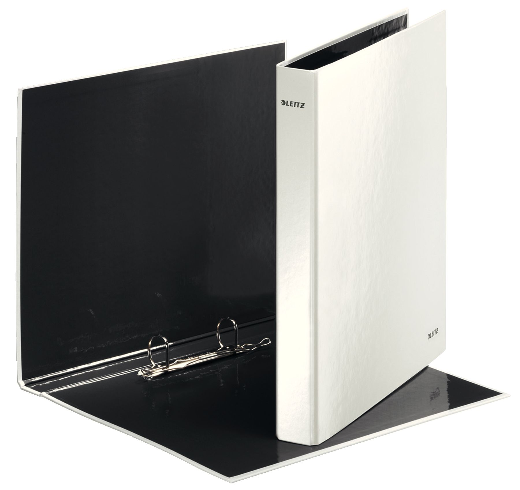 Caiet mecanic a4 2 inele 25mm/40mm alb metalizat wow leitz [1]