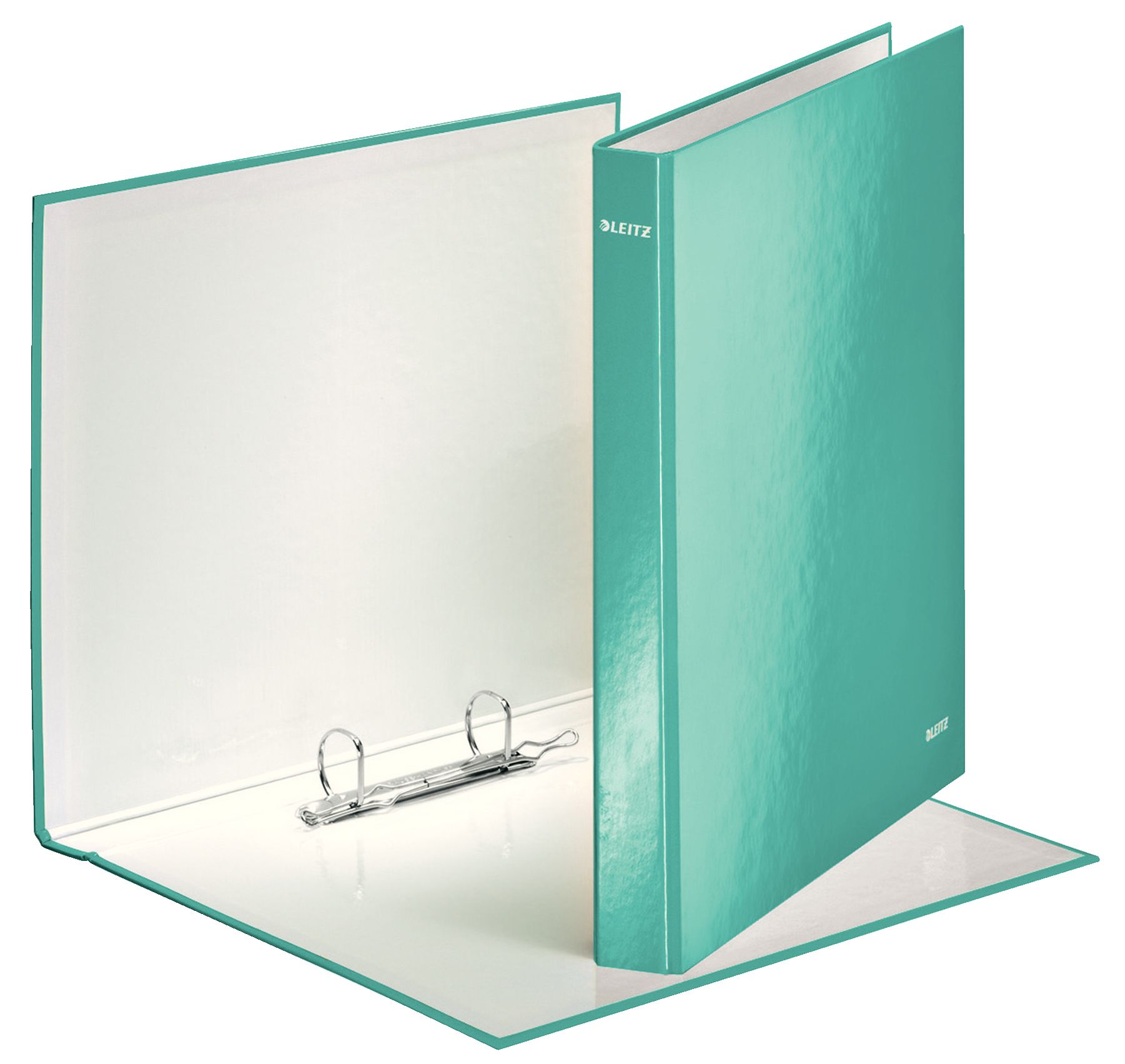 Caiet mecanic a4 2 inele 25mm/40mm turcoaz metalizat wow leitz [1]