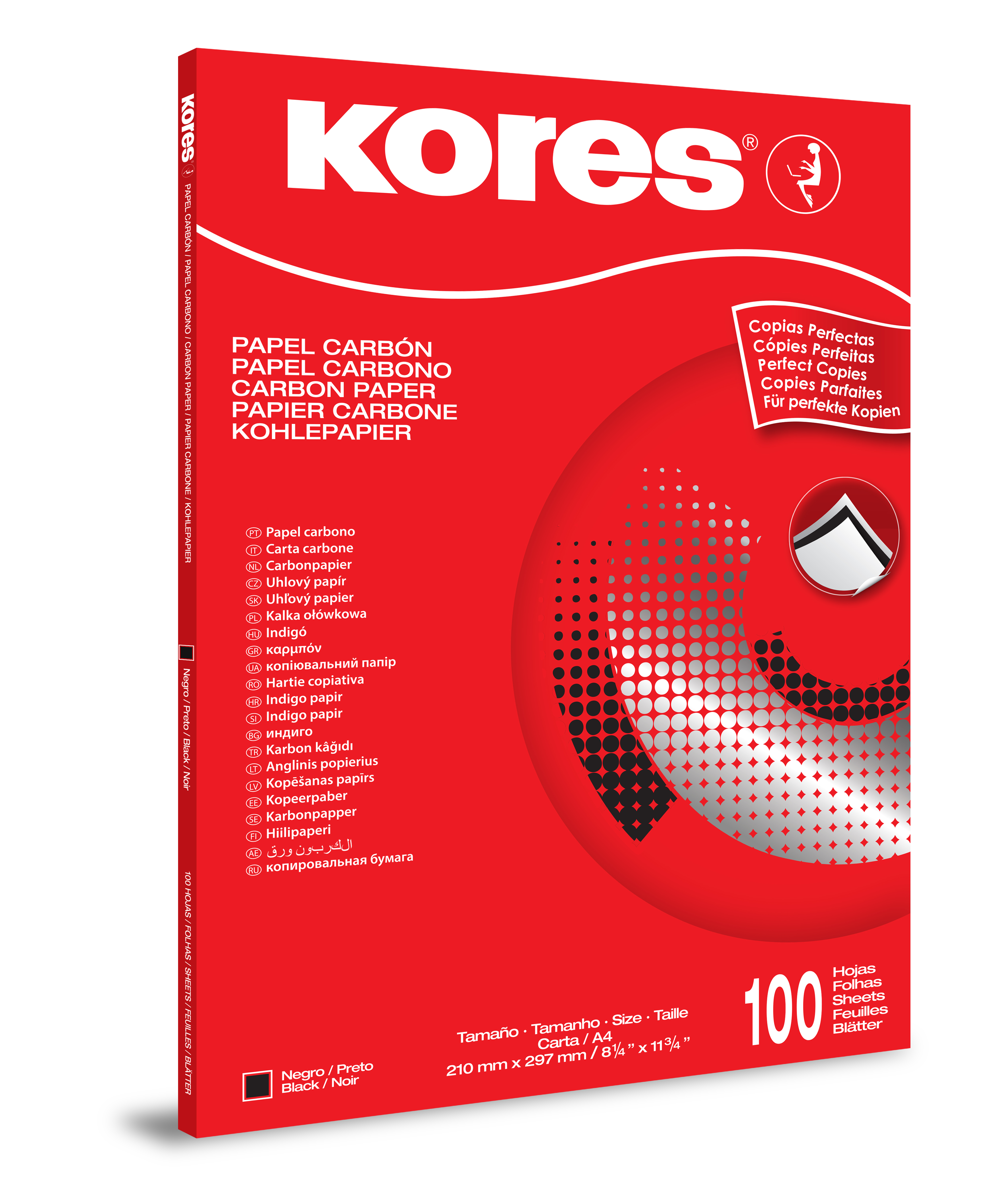Hârtie pentru copiator - Carbon a4 100/top kores