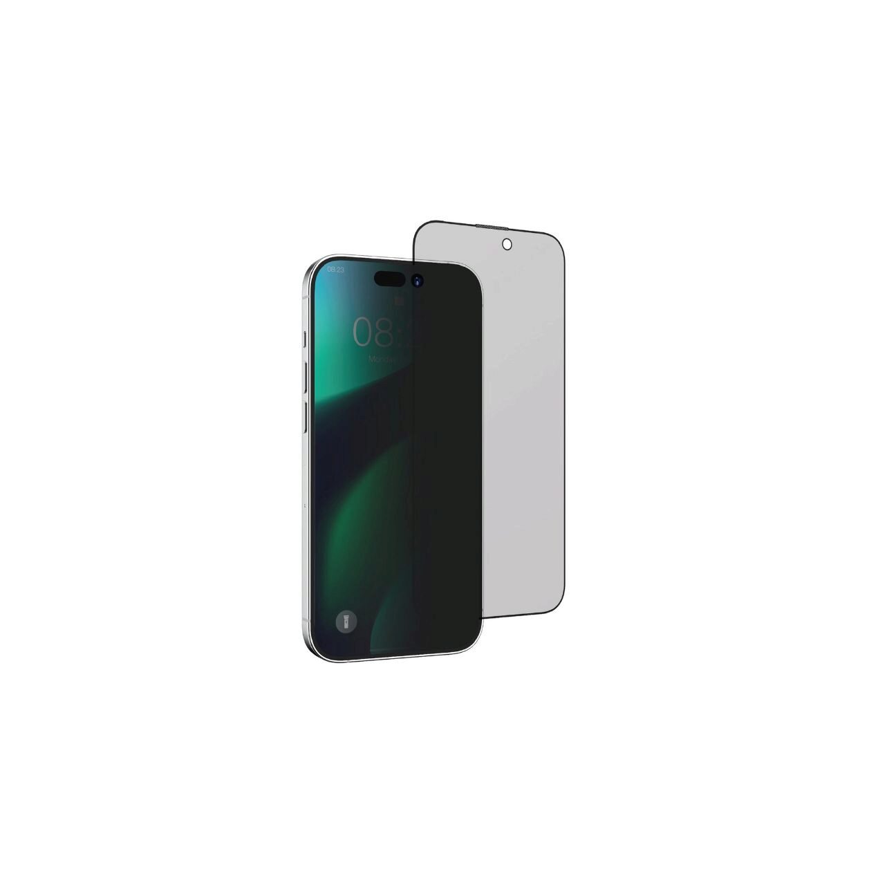 Folie Sticla iPhone 14 / iPhone 13 / iPhone 13 Pro Devia Van Series Full Screen Privacy Twice Black [0]