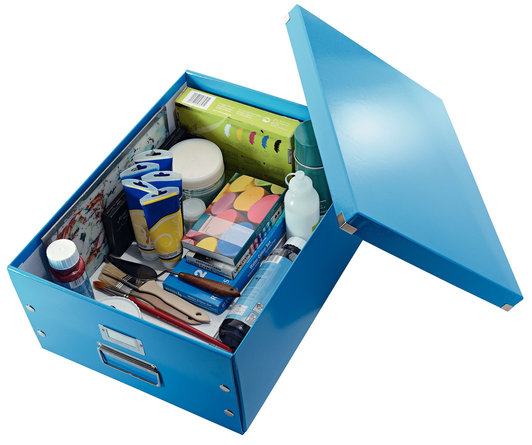 Cutie depozitare mare albastra click&store leitz [1]
