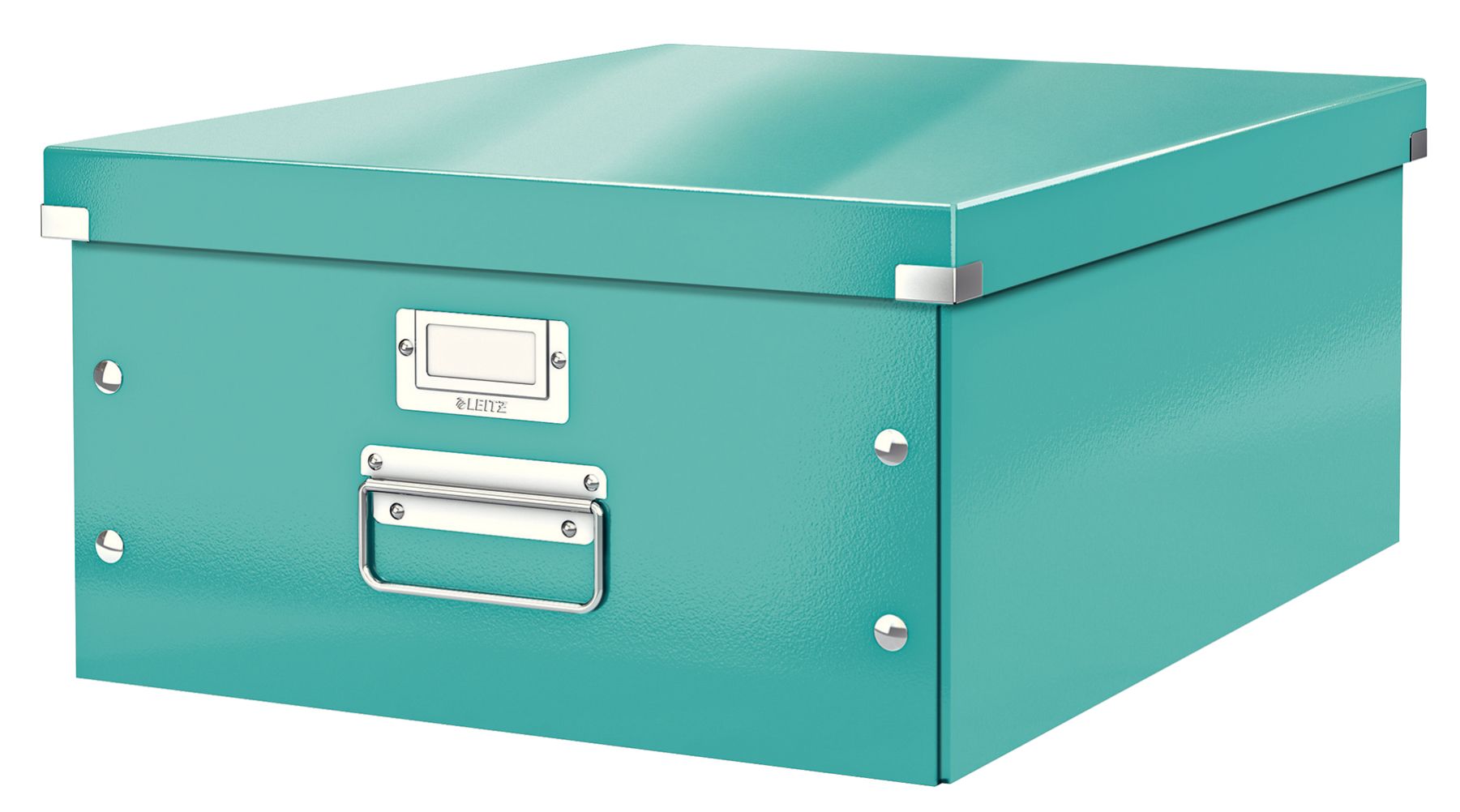 Cutie depozitare mare turcoaz click&store leitz [0]