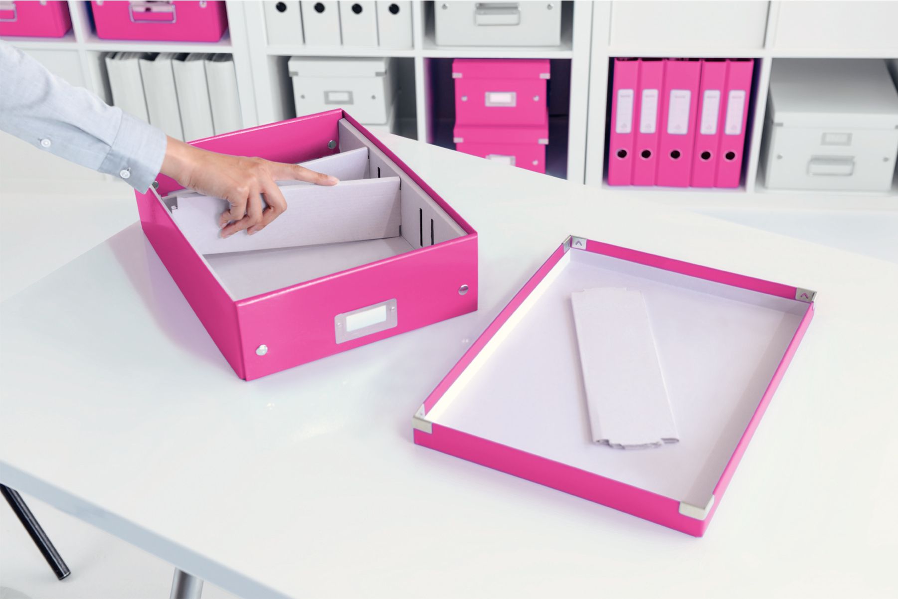 Cutie organizer medie roz click&store leitz [2]