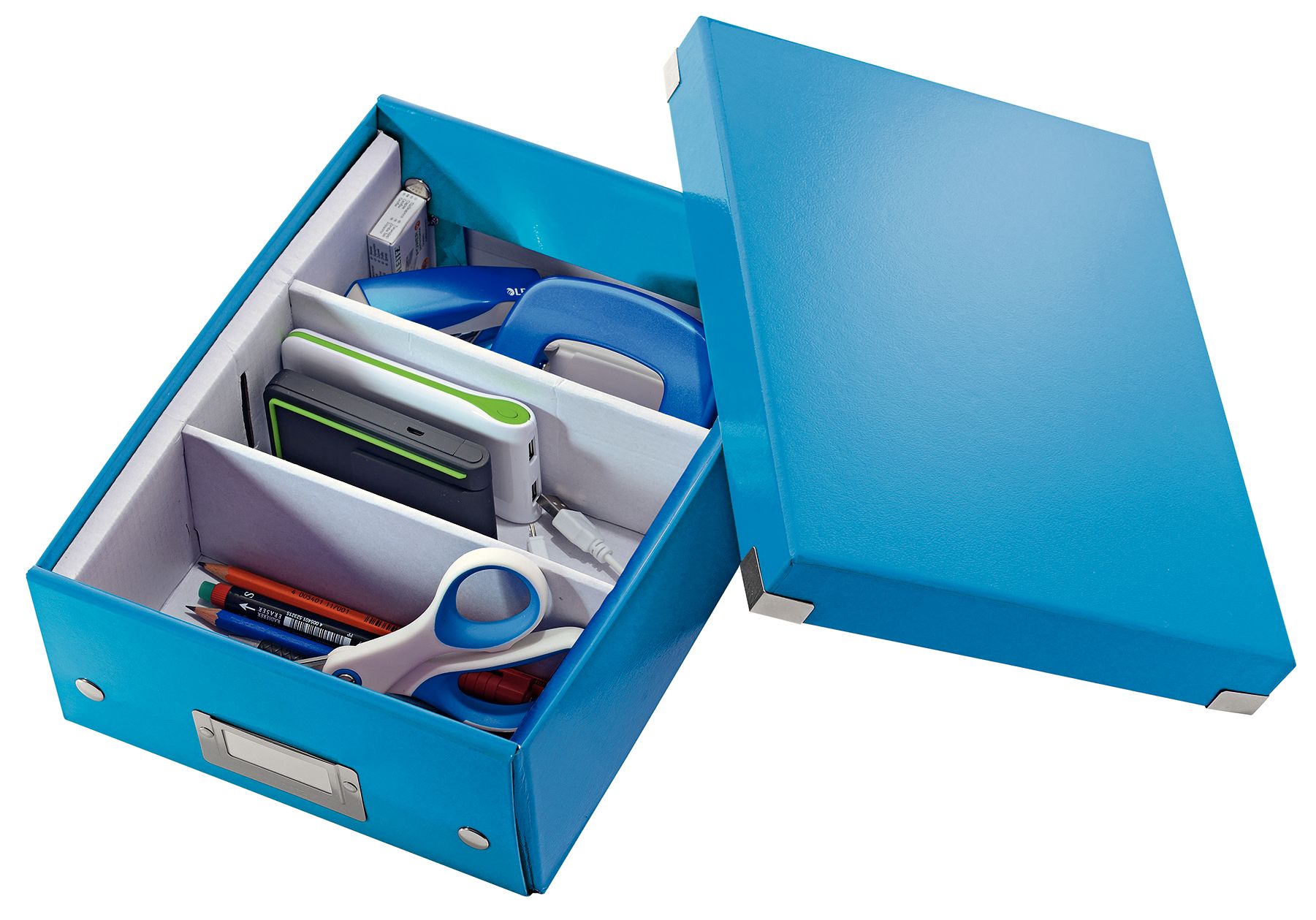 Cutie organizer mica albastra click&store leitz [2]