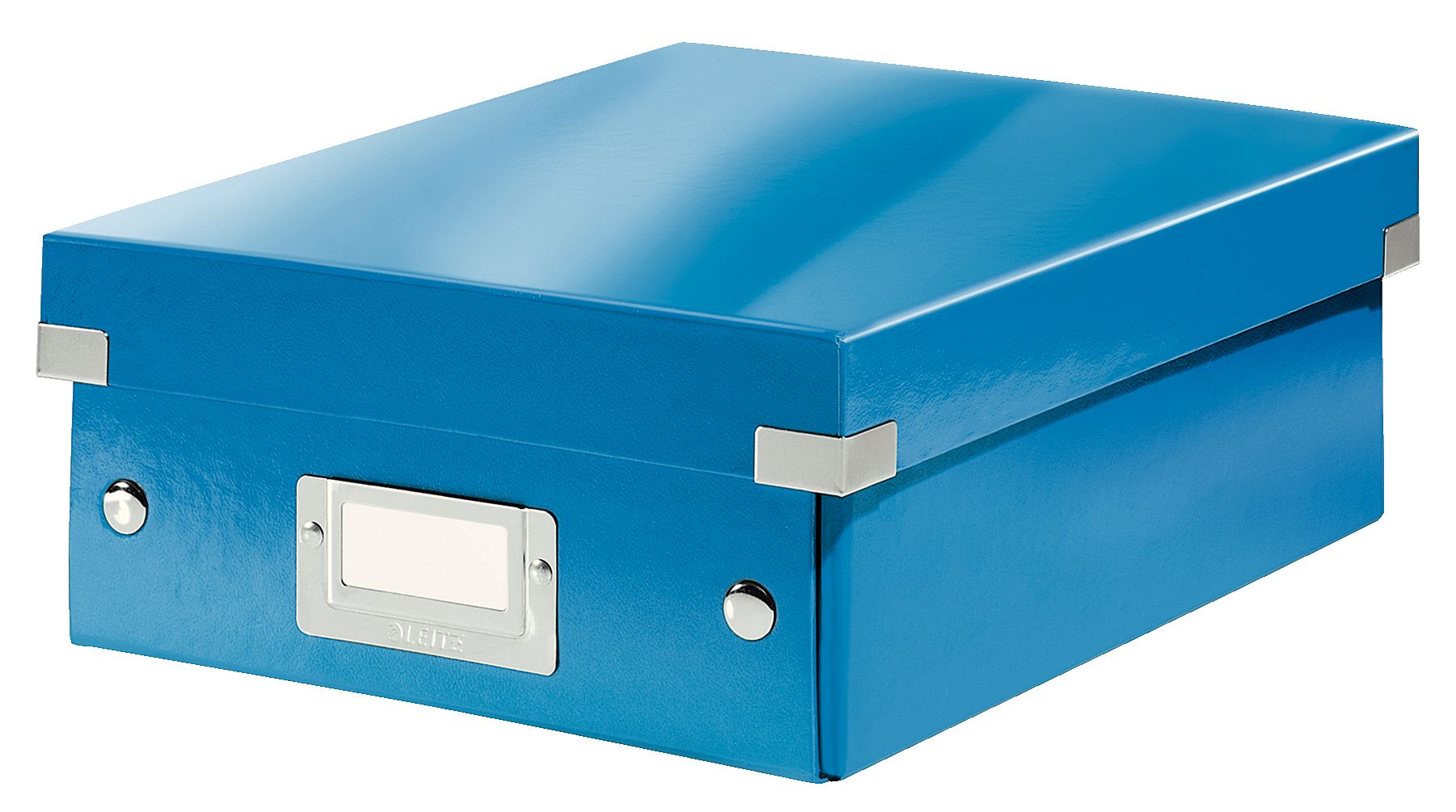 Arhivare - Cutie organizer mica albastra click&store leitz