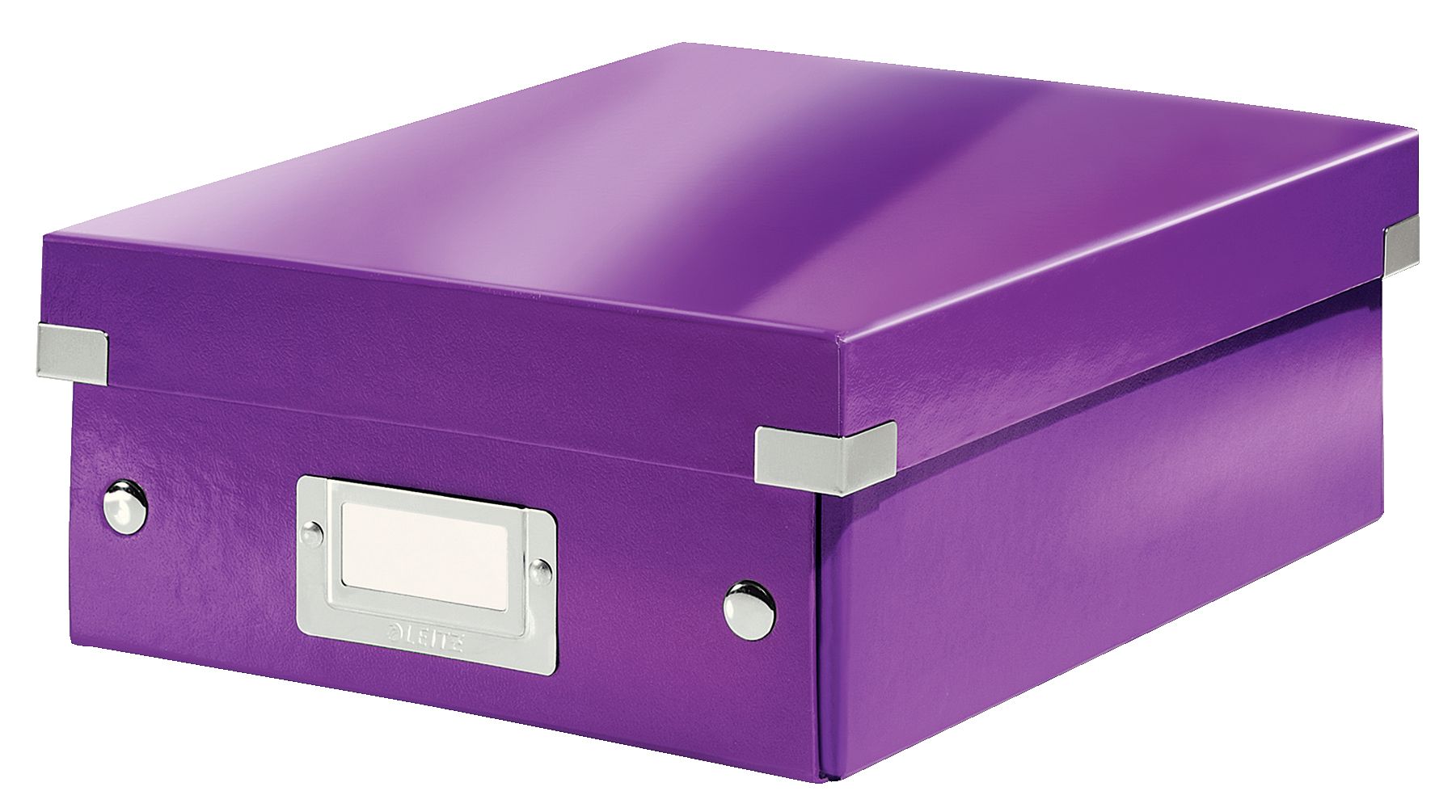 Arhivare - Cutie organizer mica mov click&store leitz