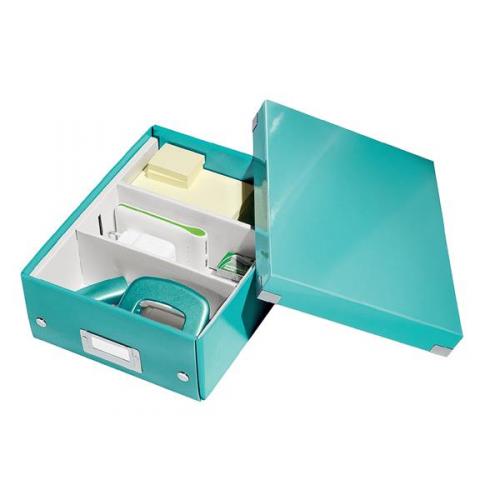 Cutie organizer mica turcoaz click&store leitz [2]