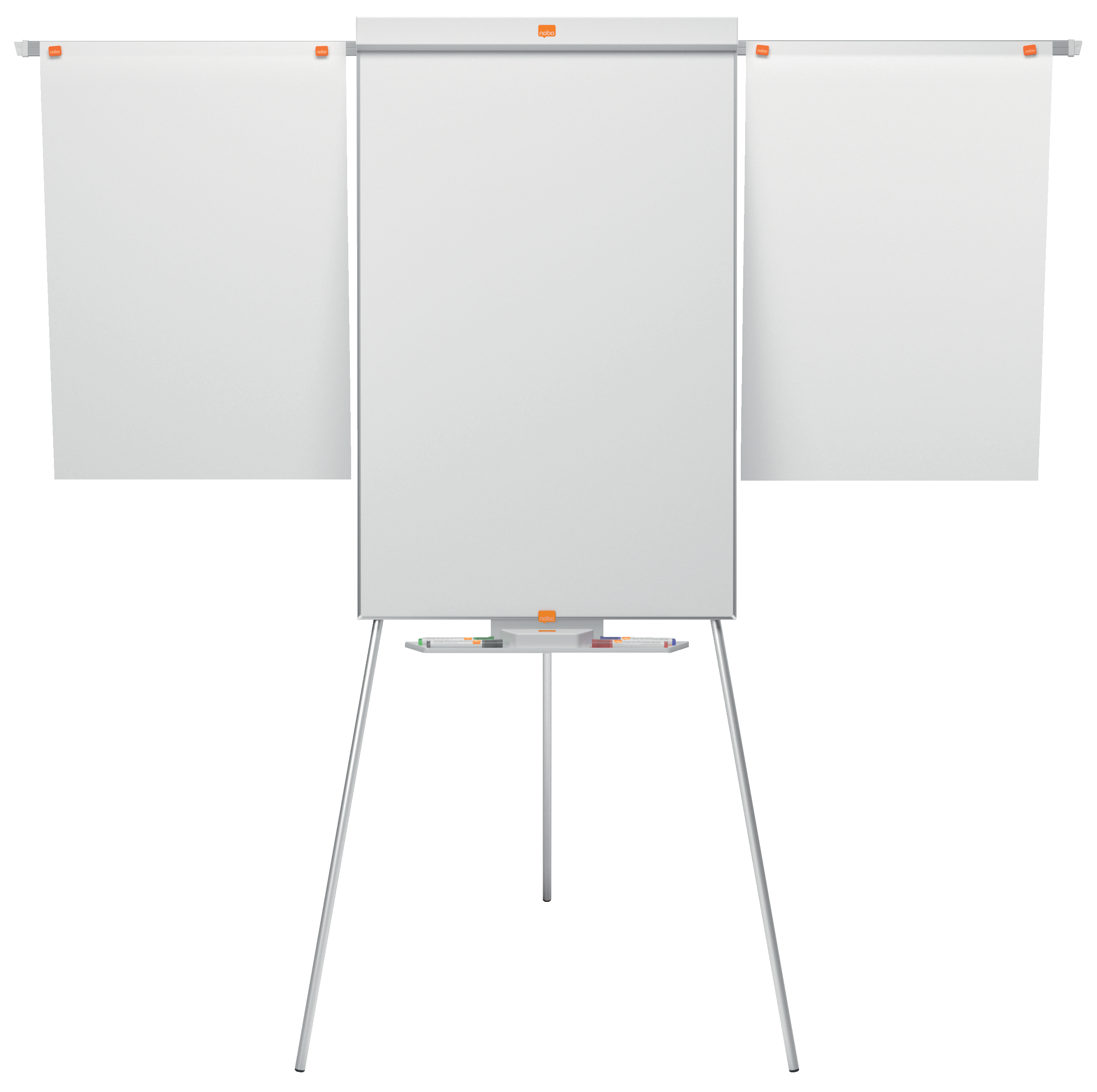 Produse pentru prezentare și afișare - Flipchart magnetic cu brate/trepied 69*100nano clean clasic nobo