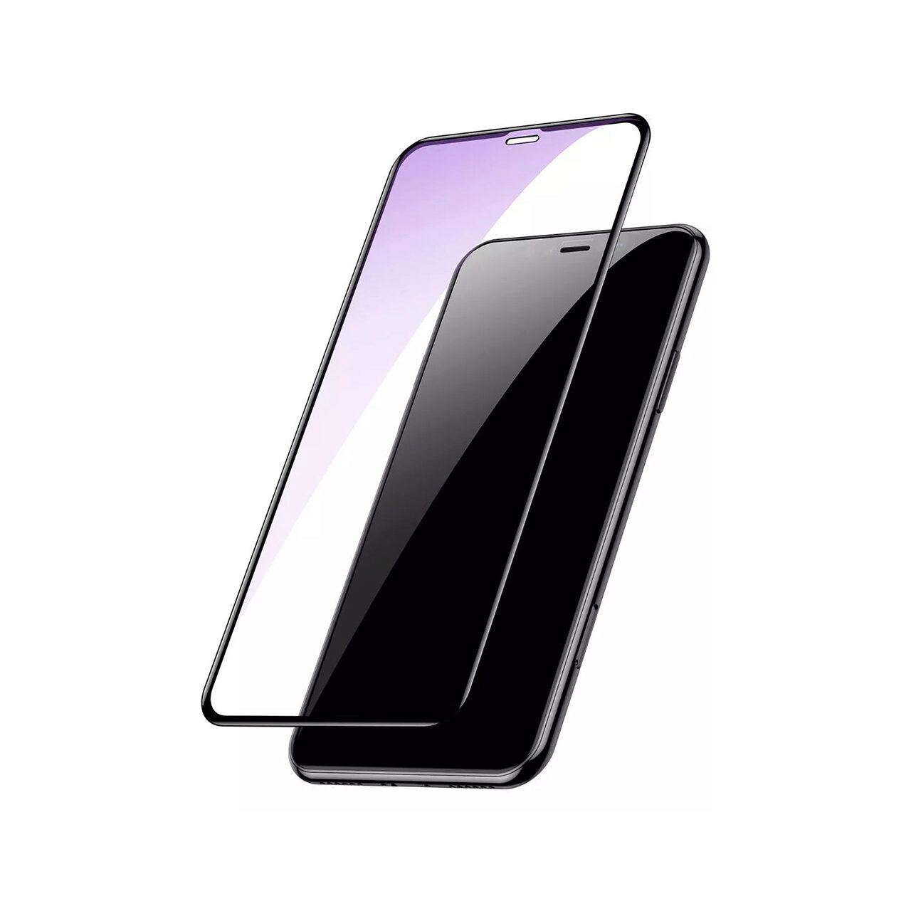 Folie iPhone 11 Pro / XS / X Lemontti Sticla 3D Anti-BlueRay Black [2]