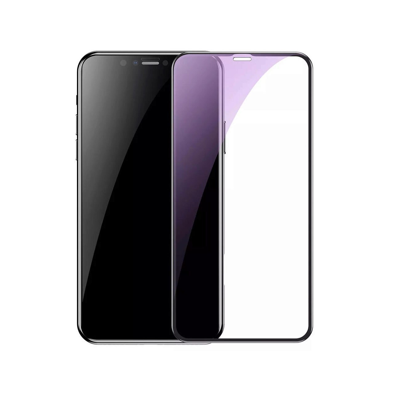 Folie iPhone 11 Pro / XS / X Lemontti Sticla 3D Anti-BlueRay Black [3]